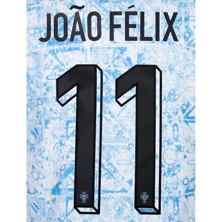 Portugal 2024/25 Away Joao Felix #11 Jersey Name Set