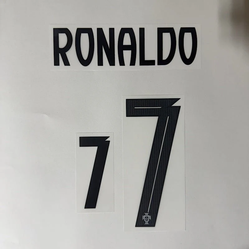 Portugal 2025/26 Away RONALDO #7 Youth Official Name Set