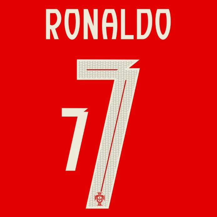 Portugal 2025/26 Home RONALDO #7 Official Name Set