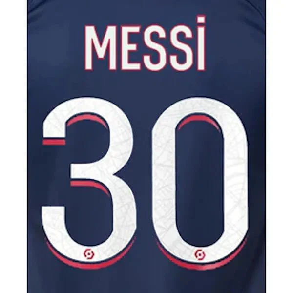 PSG 2023/24 Home Messi #10 Youth Jersey Name Set