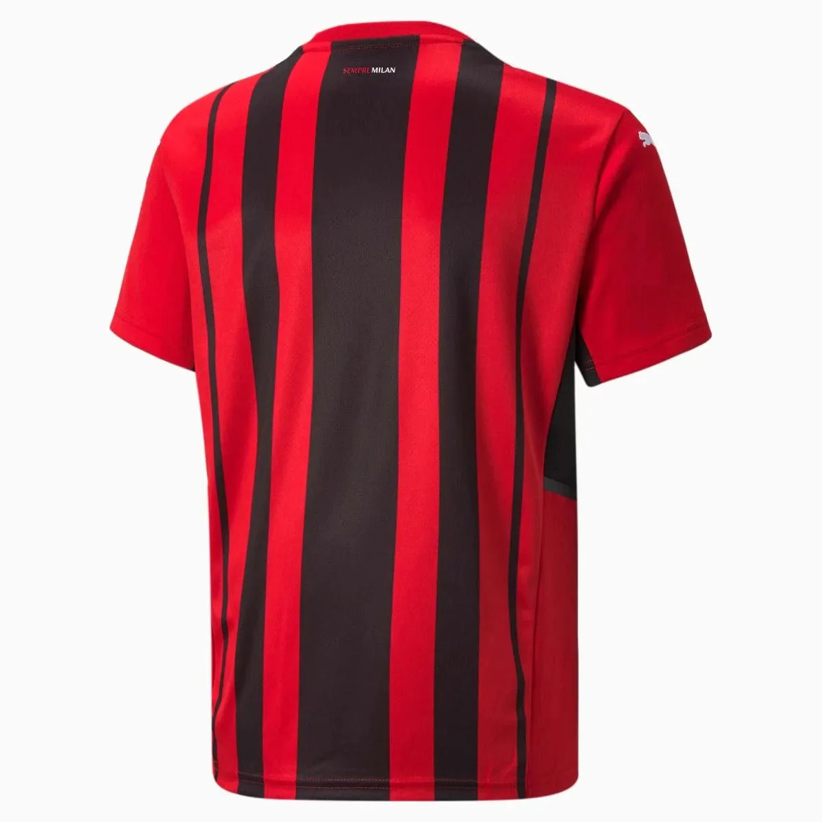 Puma 2021-22 AC Milan Youth Home Jersey - Red-Black - Image 2