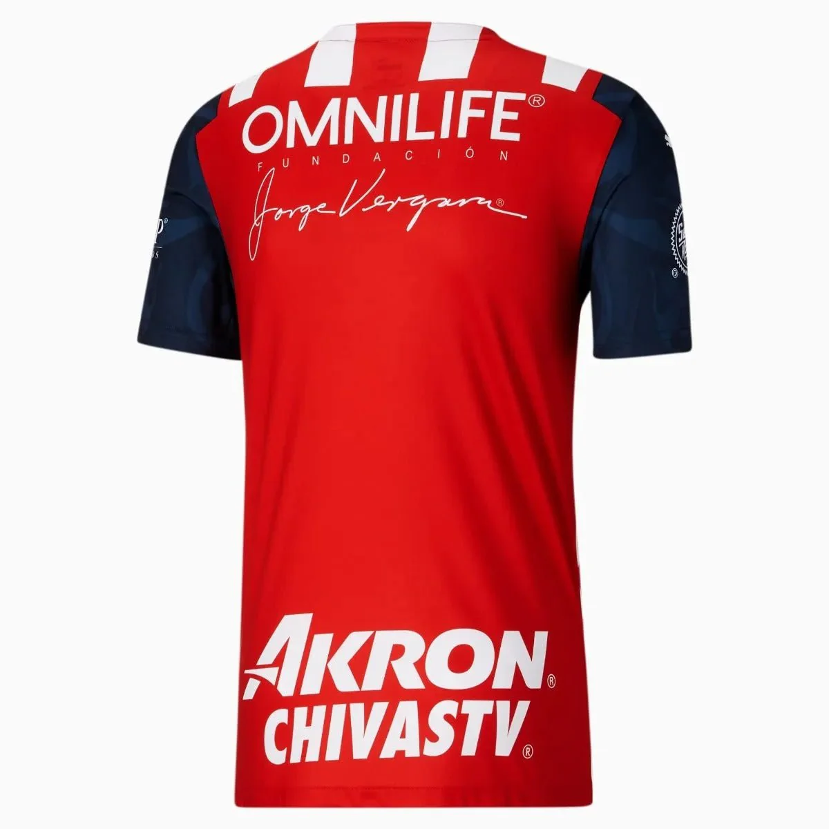 Puma 2021-22 Chivas Home Jersey - Red-White - Image 2