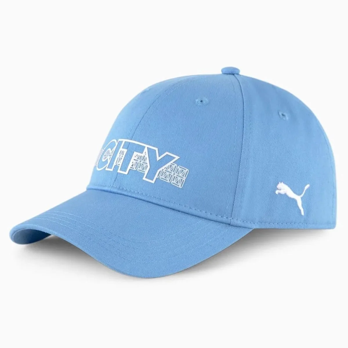 Puma 2021-22 Manchester City ftblCORE Fan Cap - Light Blue