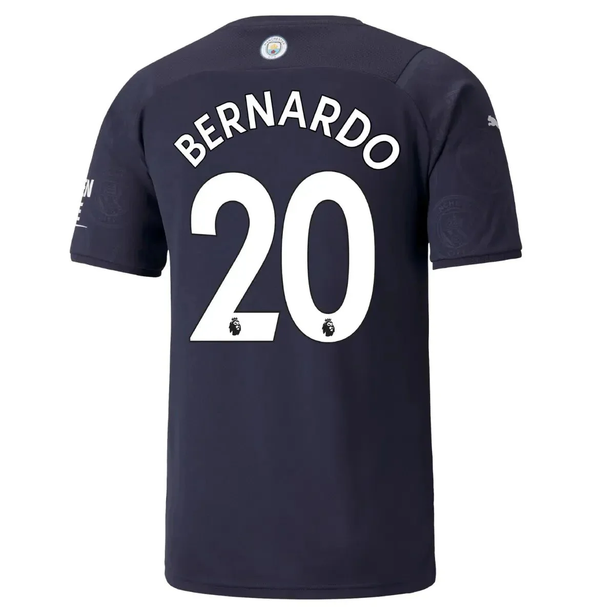 Puma 2021-22 Manchester City Third jersey - Navy-White - Image 3