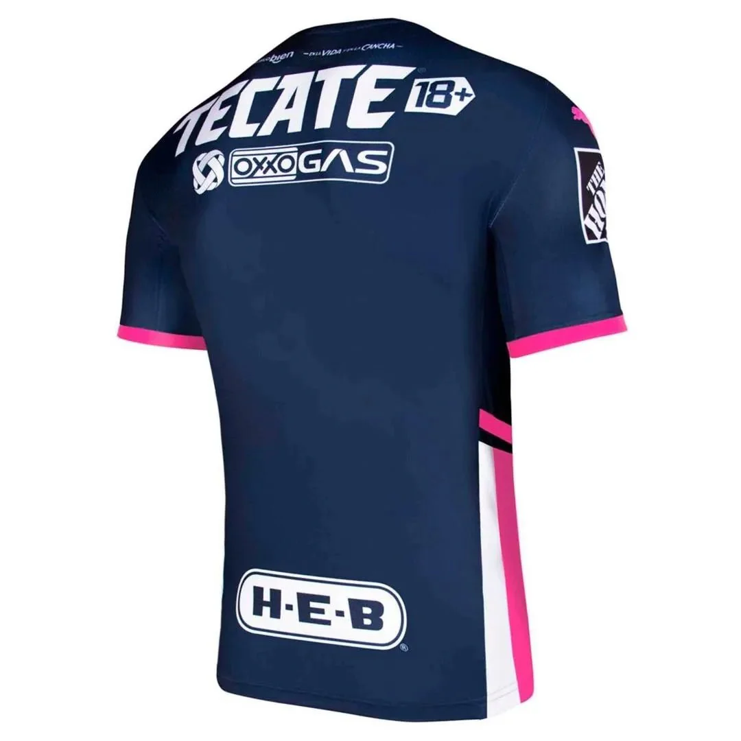 Puma 2021-22 Monterrey Breast Cancer Awareness jersey - Navy-Pink-White - Image 2