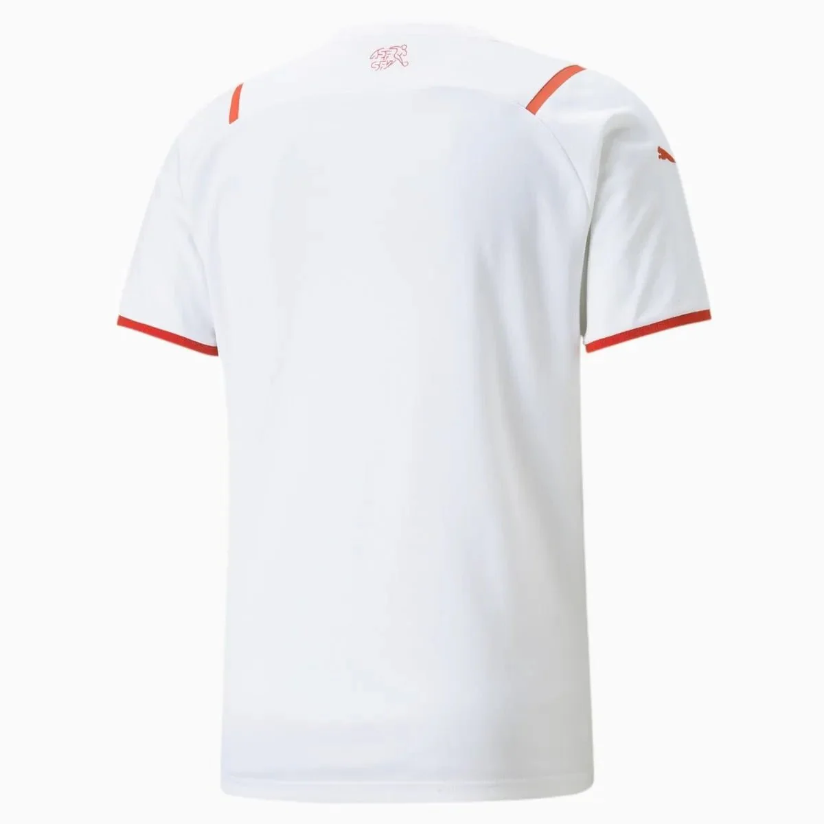 Puma 2021-22 Switzerland Away Jersey - White Red - Image 2