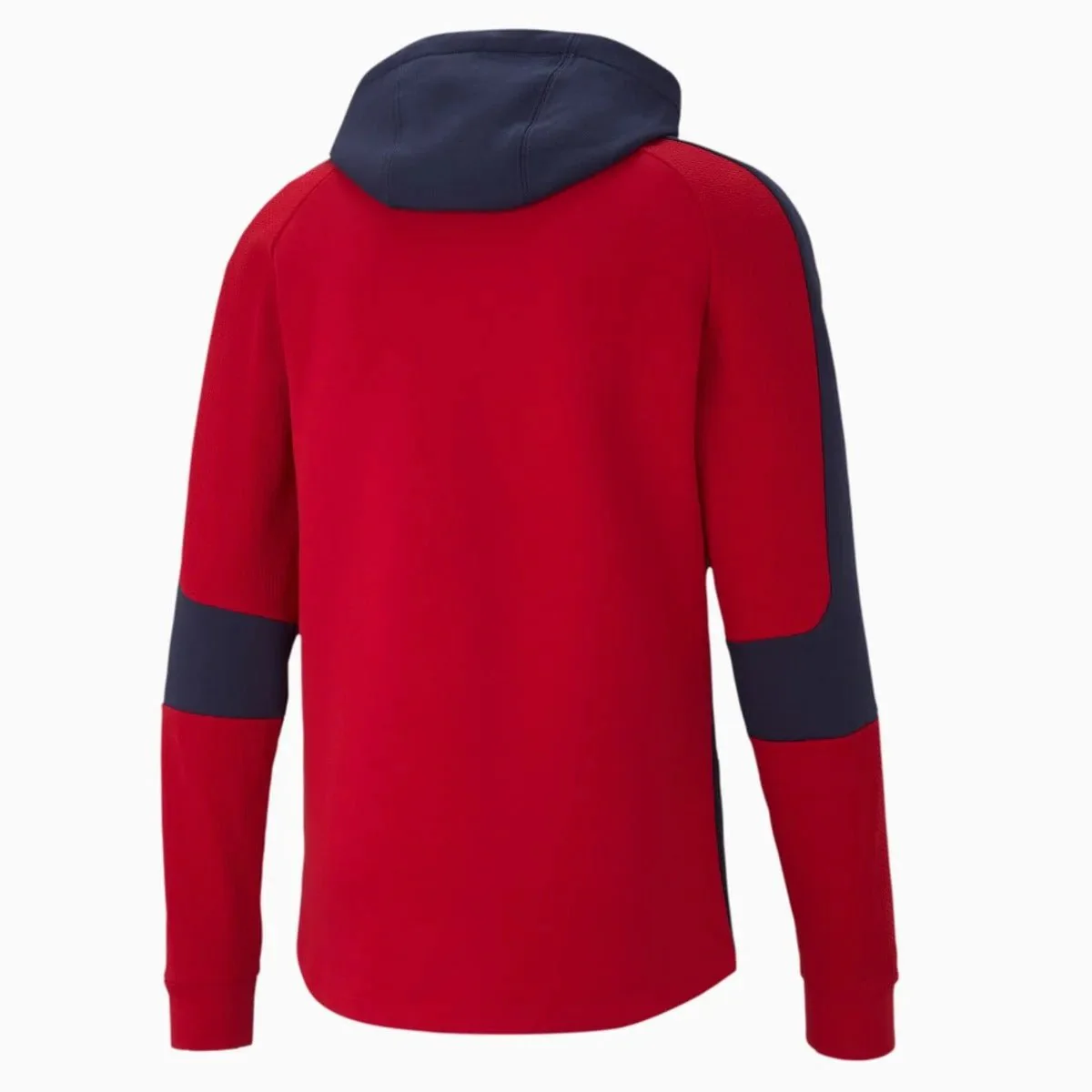 Puma 2021 Chivas Evostripe Hoody - Red-Navy - Image 2