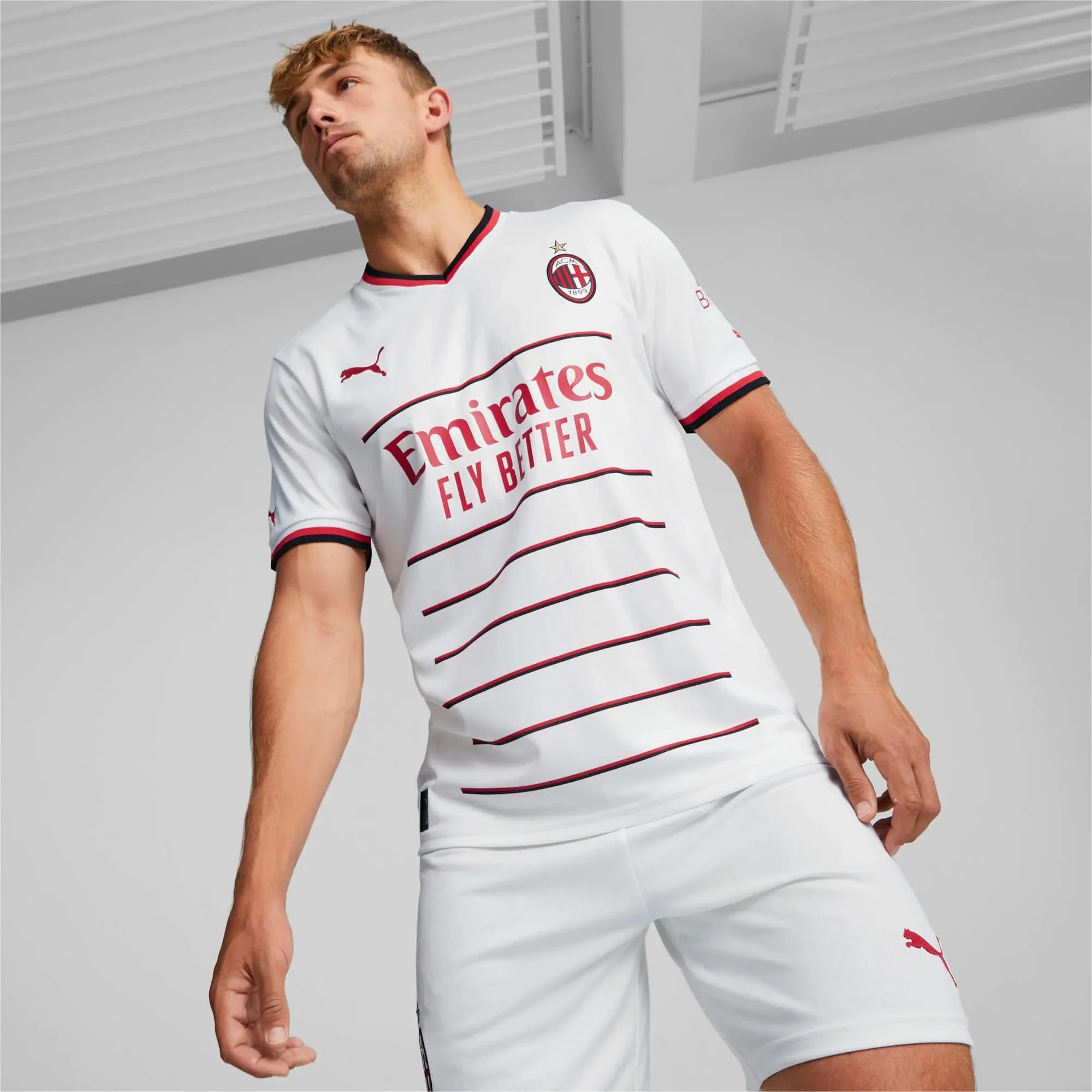 Puma 2022-23 AC Milan Away Jersey - White