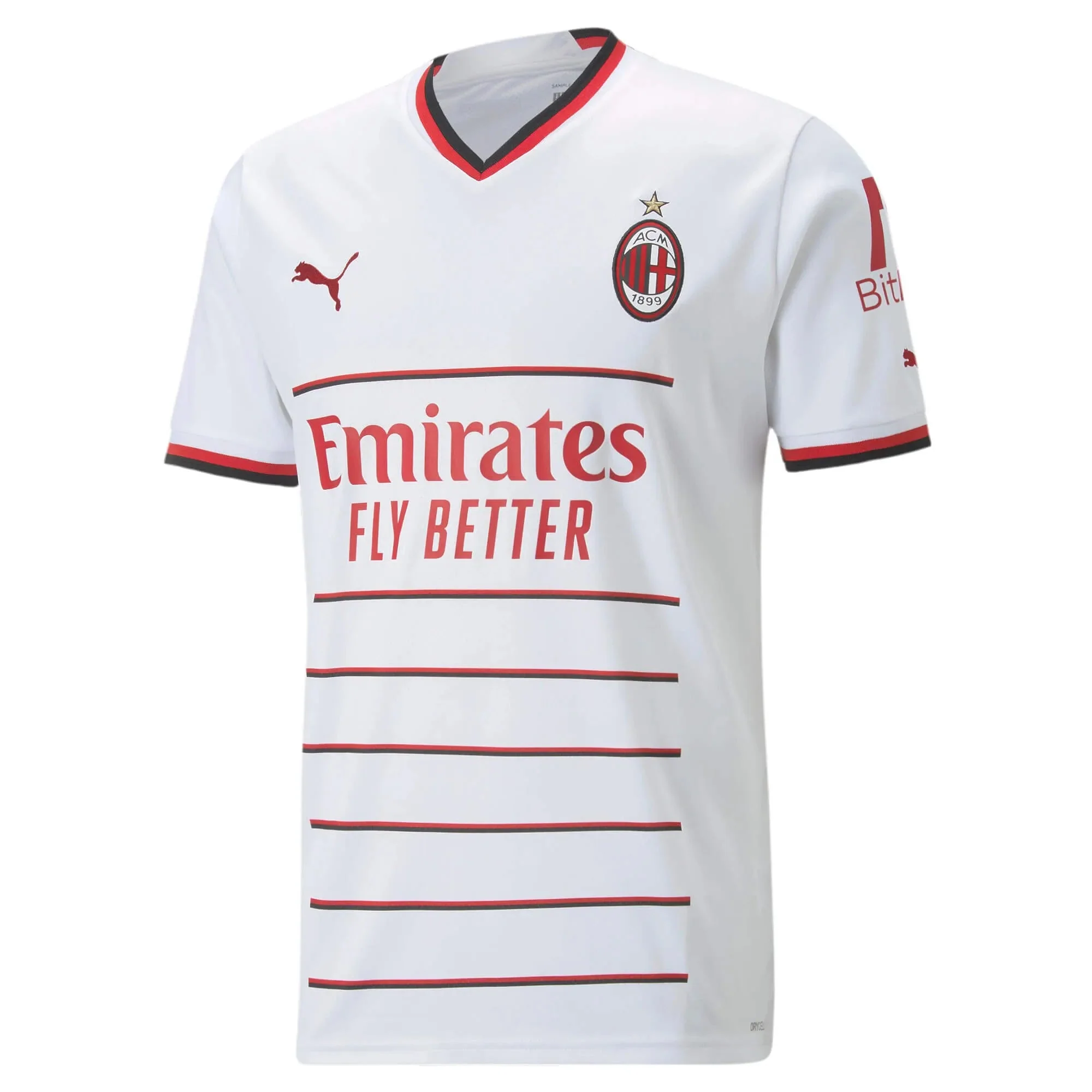 Puma 2022-23 AC Milan Away Jersey - White - Image 3