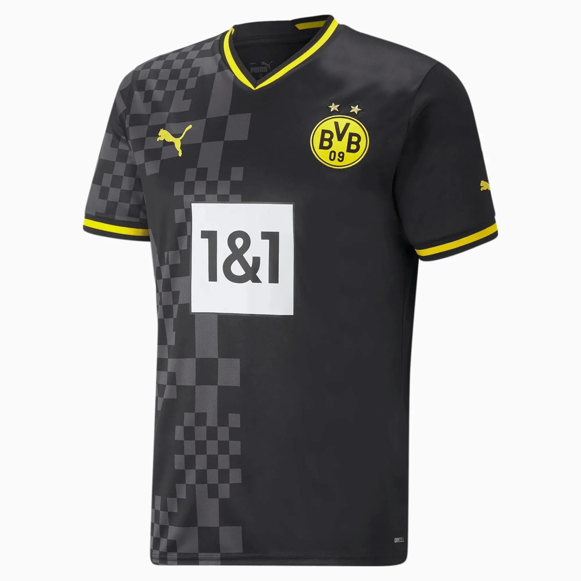 Puma 2022-23 Borussia Dortmund Away Jersey - Black-Asphalt