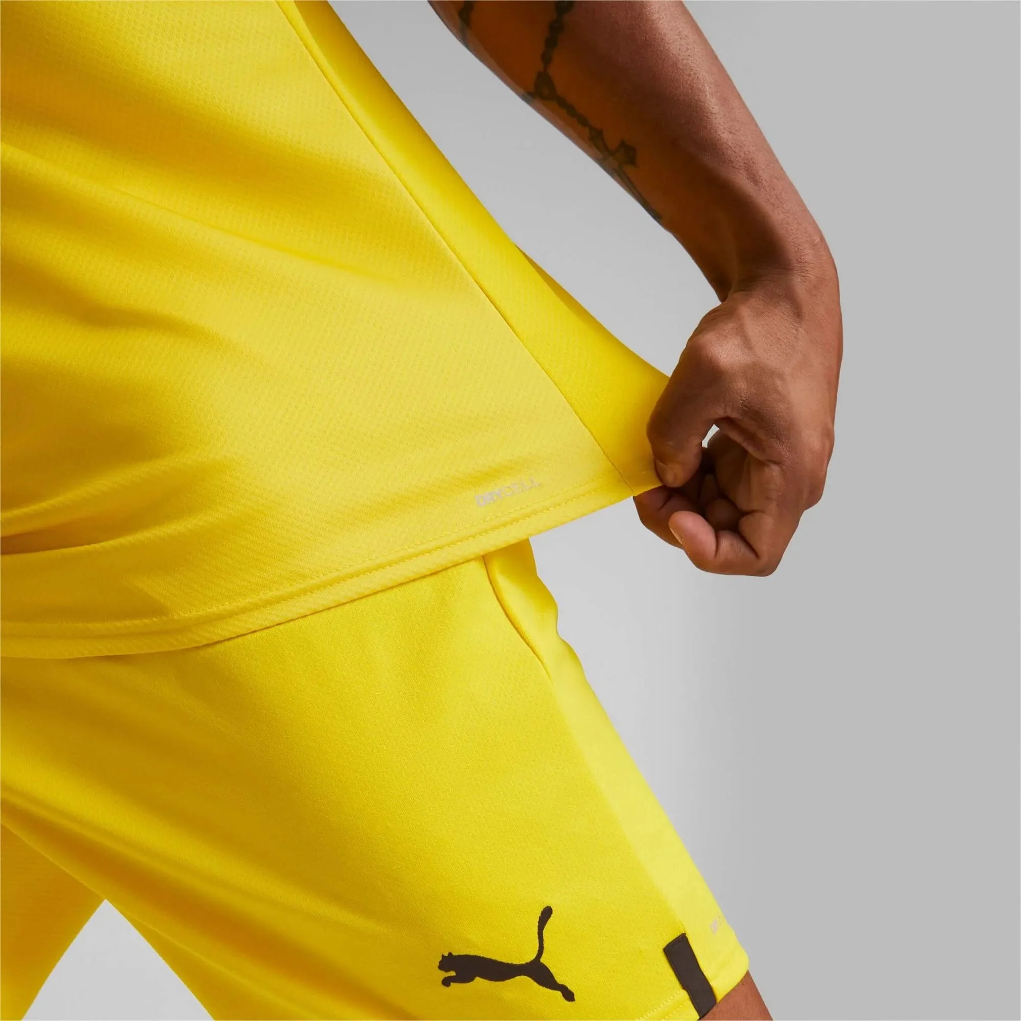 Puma 2022-23 Borussia Dortmund Cup Jersey - Cyber Yellow - Image 6