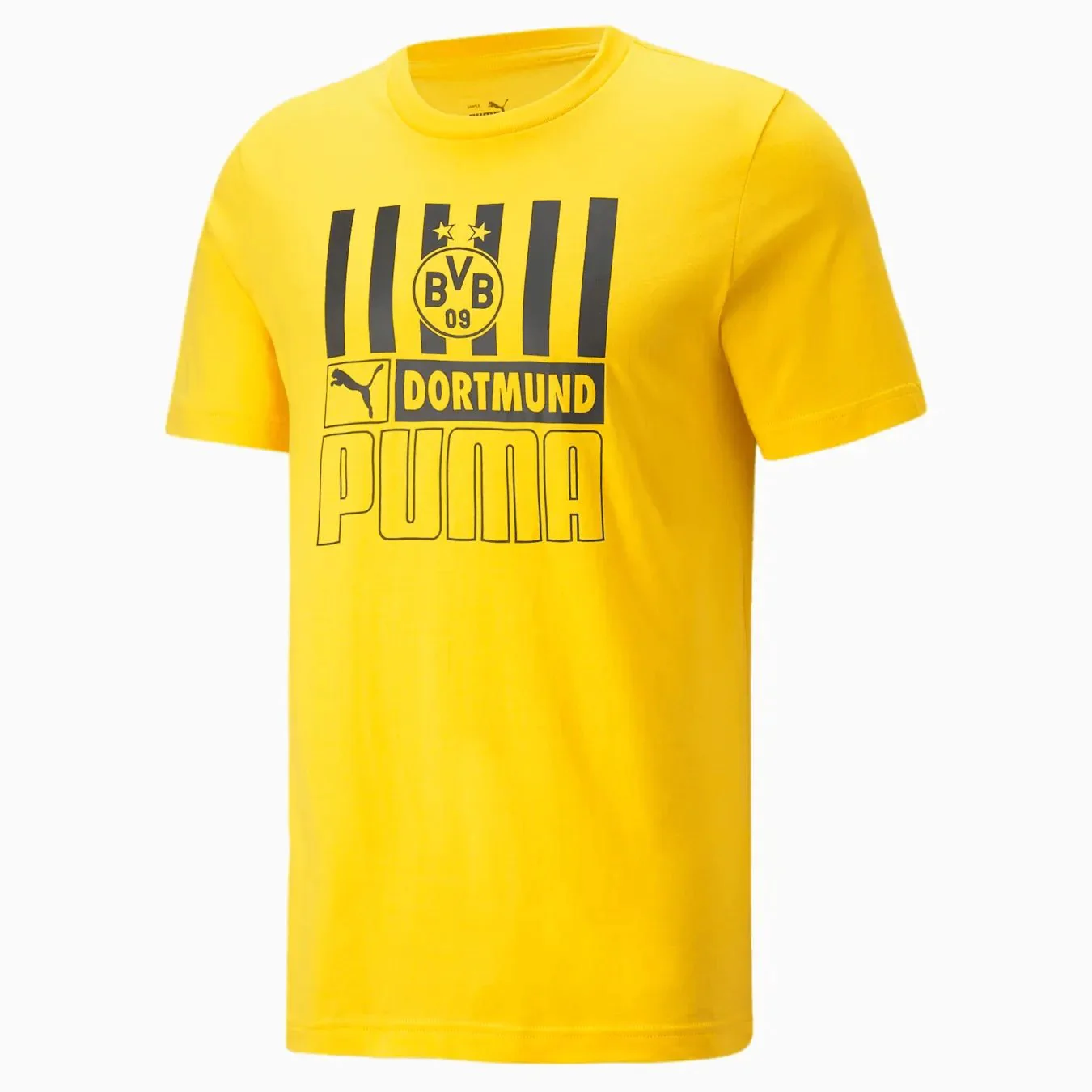 Puma 2022-23 Borussia Dortmund FtblCore Tee - Cyber Yellow