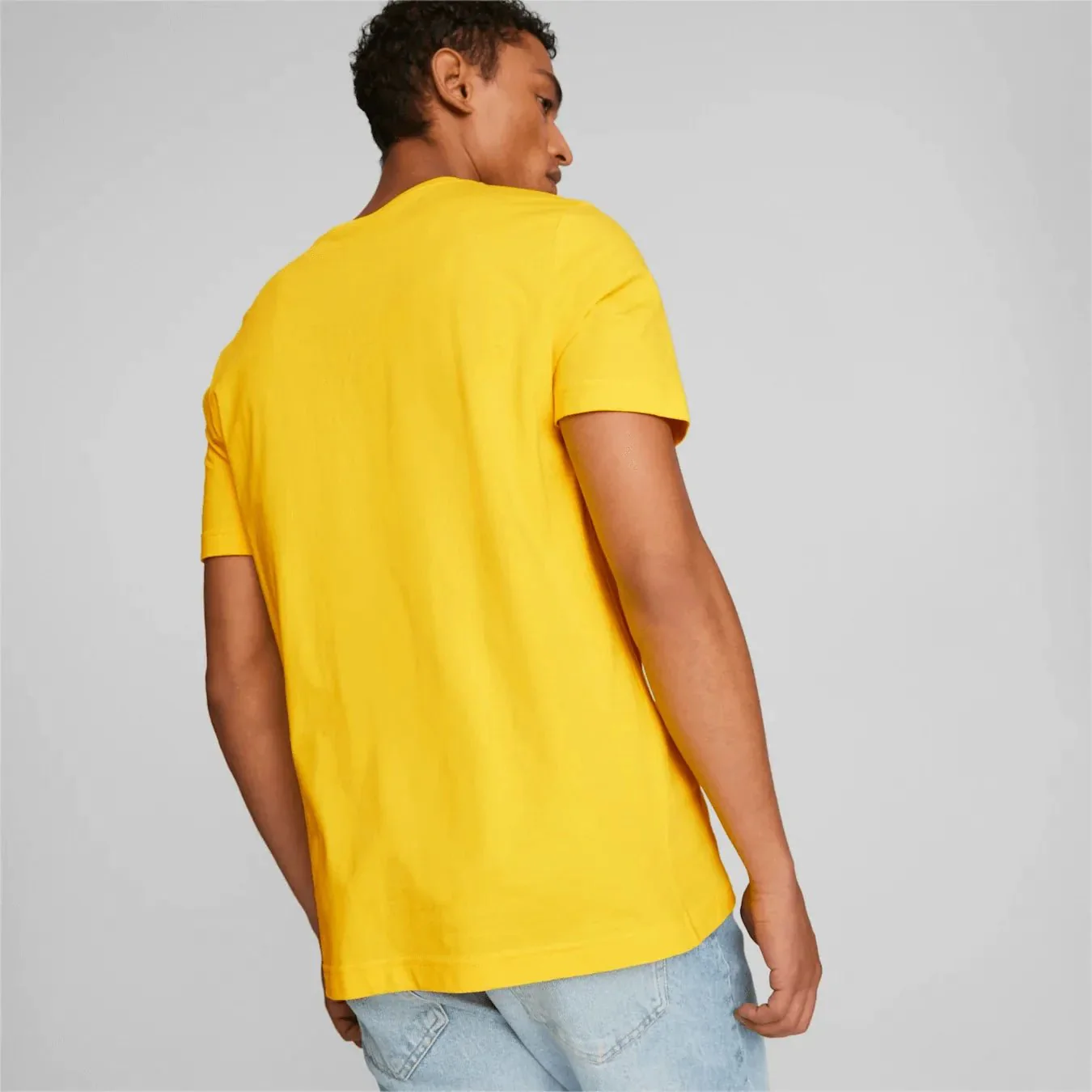 Puma 2022-23 Borussia Dortmund FtblCore Tee - Cyber Yellow - Image 4