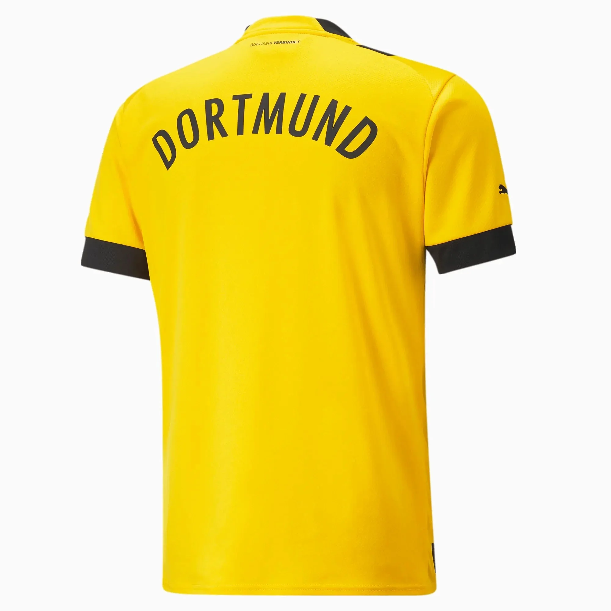 Puma 2022-23 Borussia Dortmund Home Jersey - Yellow-Black - Image 2