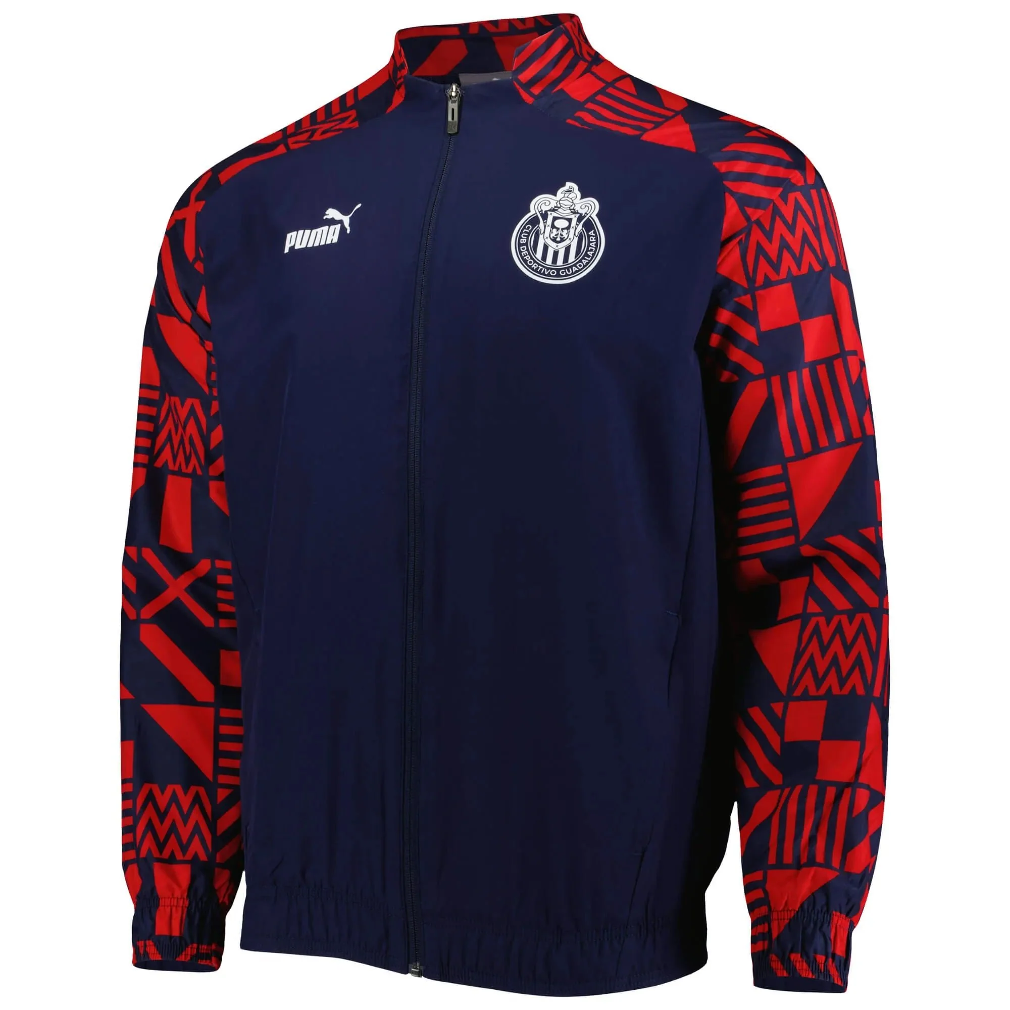 Puma 2022-23 Chivas Pre-Match Jacket - Navy-Red