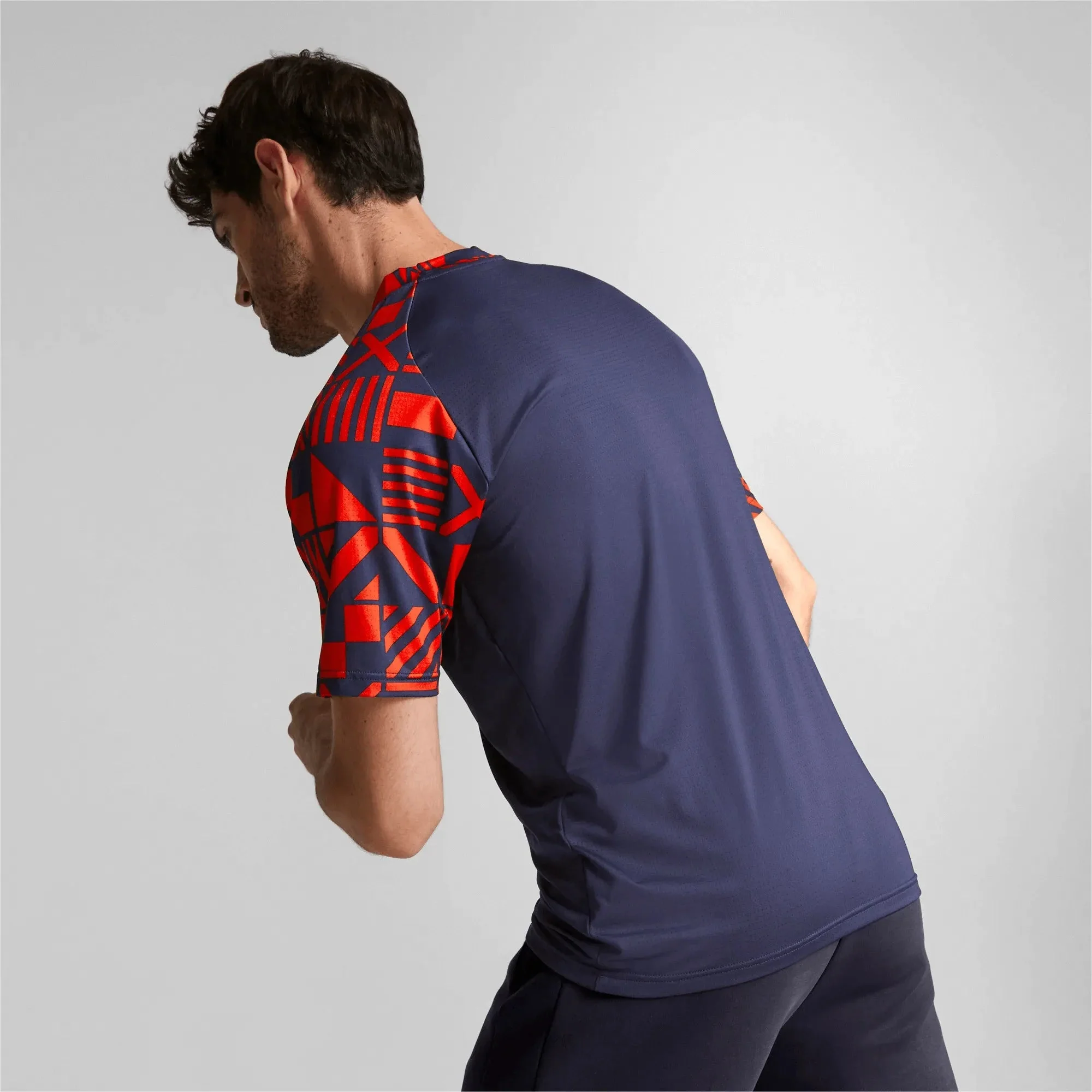Puma 2022-23 Chivas Pre-Match Jersey - Navy-Red - Image 4