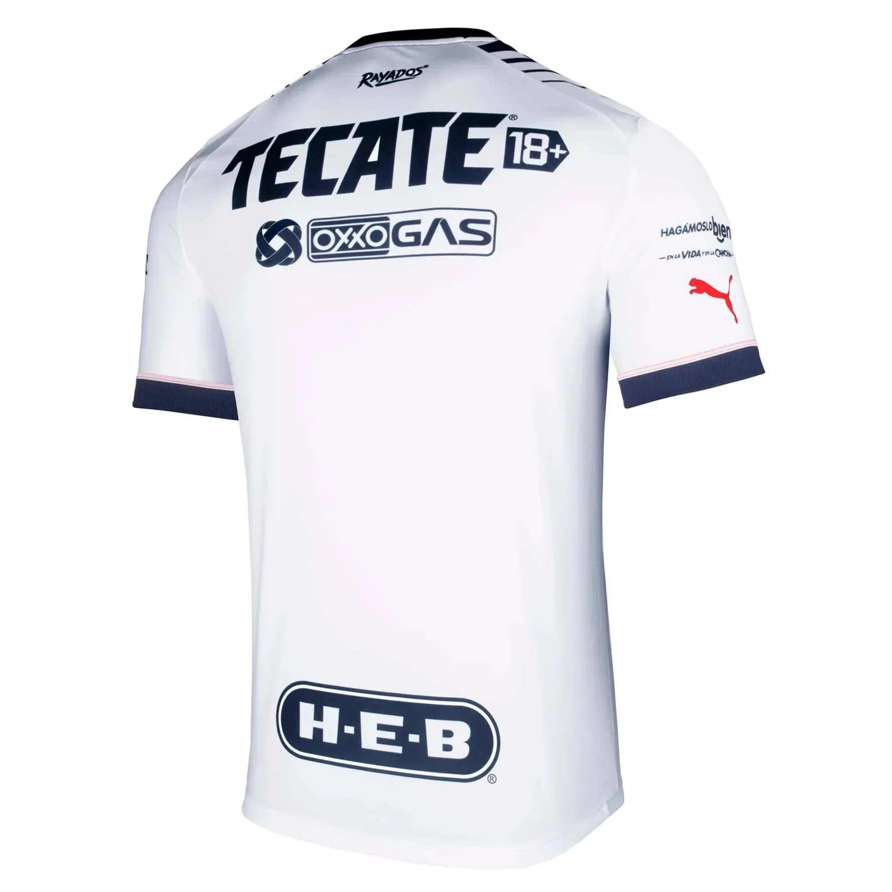 Puma 2022-23 Home Monterrey Jersey Navy-White - Image 3