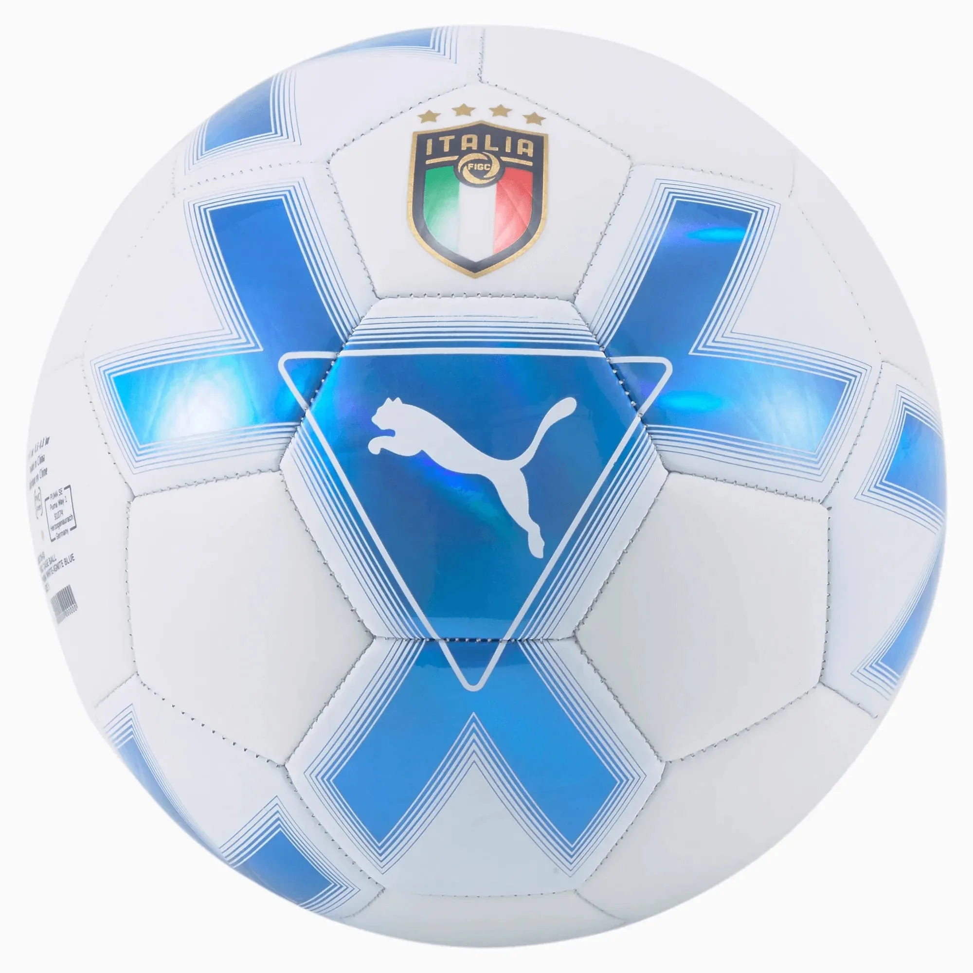 Puma 2022-23 Italy Cage Ball - Puma White-Ignite Blue
