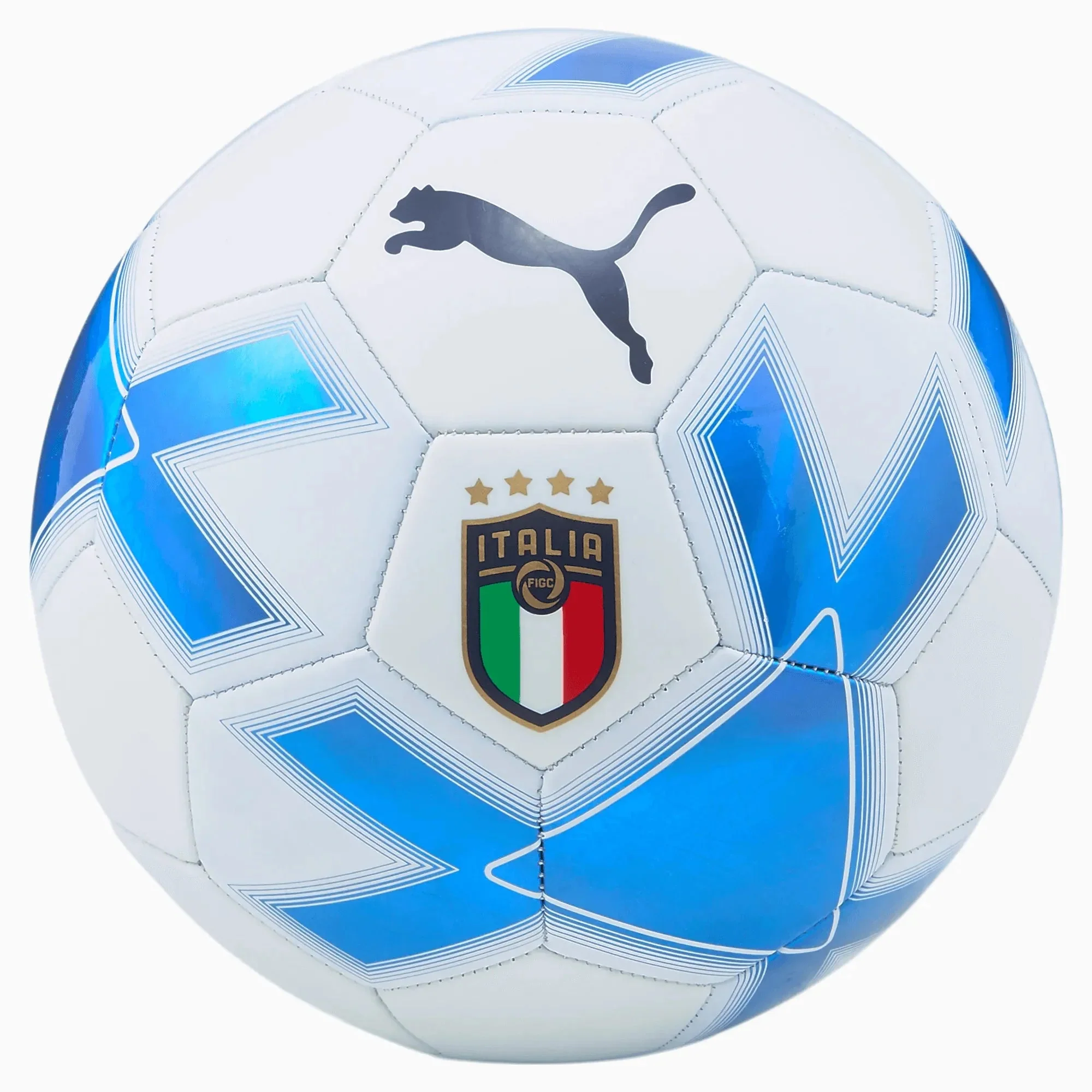 Puma 2022-23 Italy Cage Ball - Puma White-Ignite Blue - Image 2