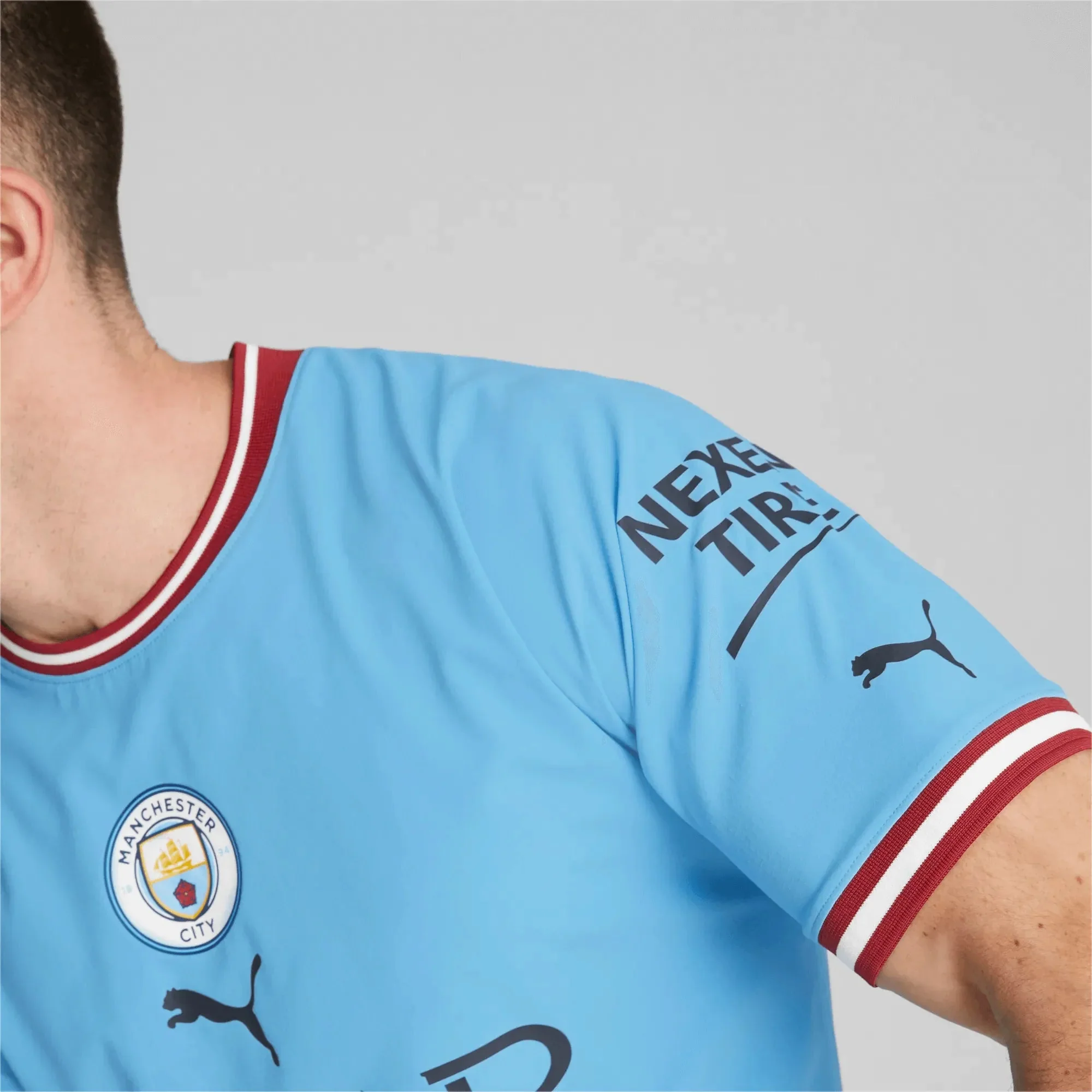 Puma 2022-23 Manchester City Authentic Home Jersey - Light Blue - Image 6