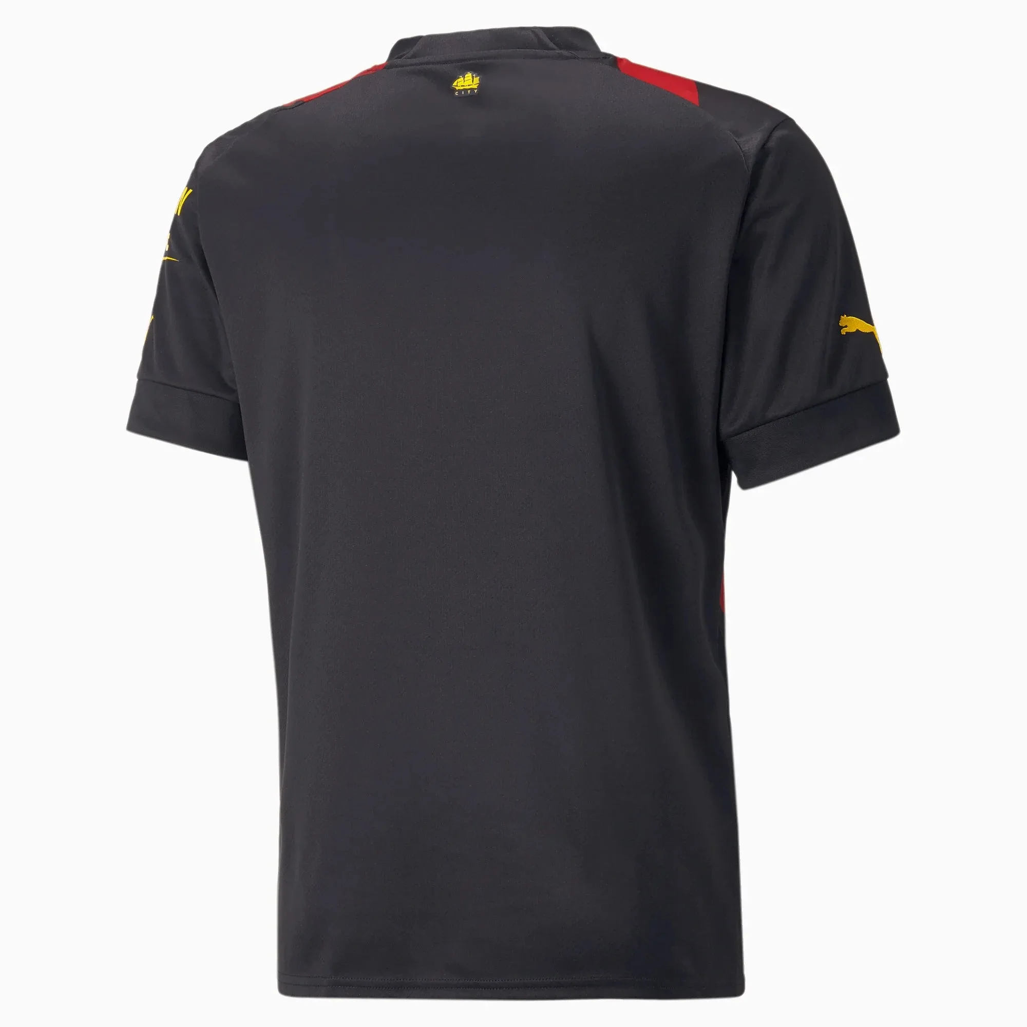 Puma 2022-23 Manchester City Away Jersey - Black-Red - Image 8