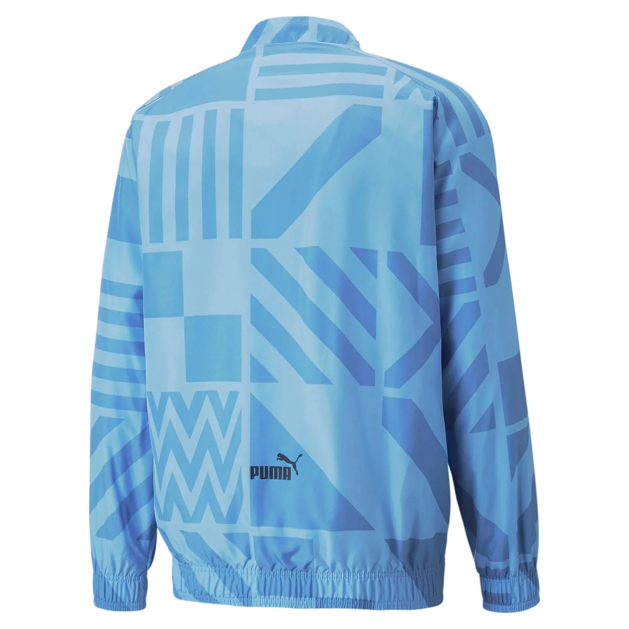Puma 2022-23 Manchester City Pre-Match Jacket - Light Blue - Image 2