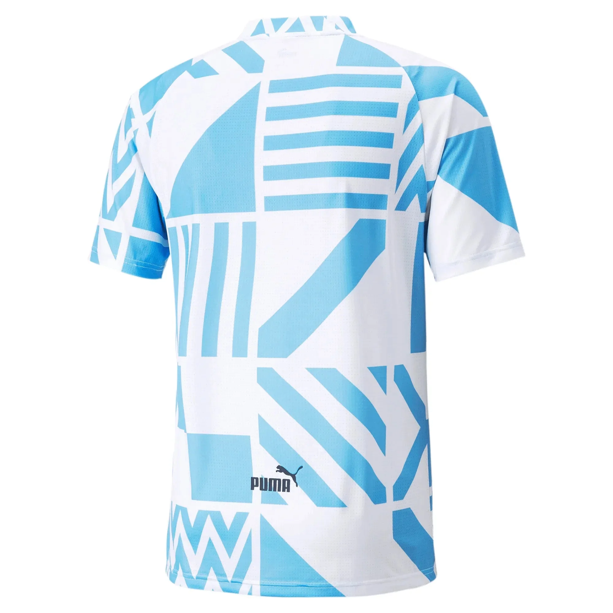 Puma 2022-23 Manchester City Pre-Match Jersey - White-Light Blue - Image 2