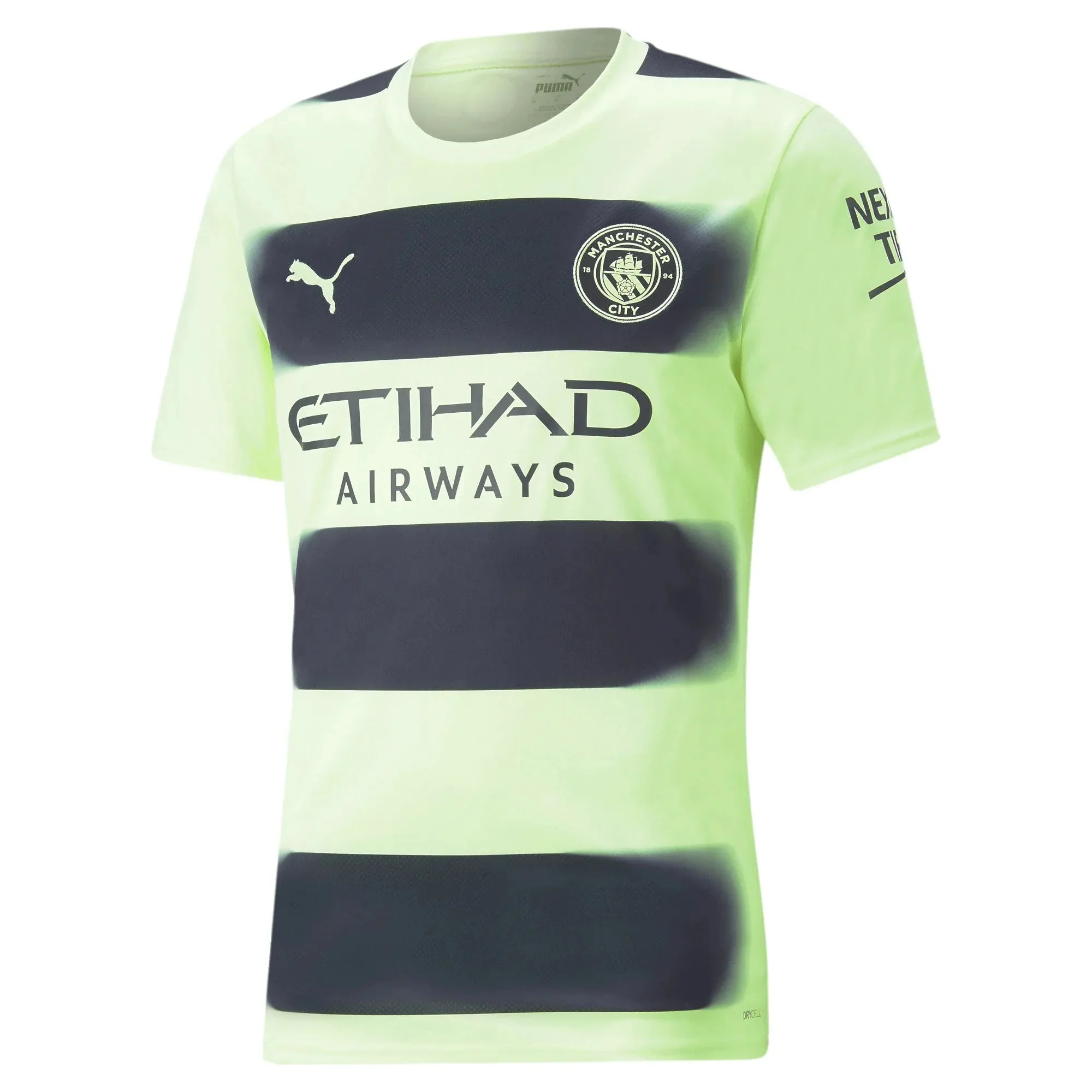Puma 2022-23 Manchester City Third Jersey - Fizzy Light-Parisian Night - Image 7