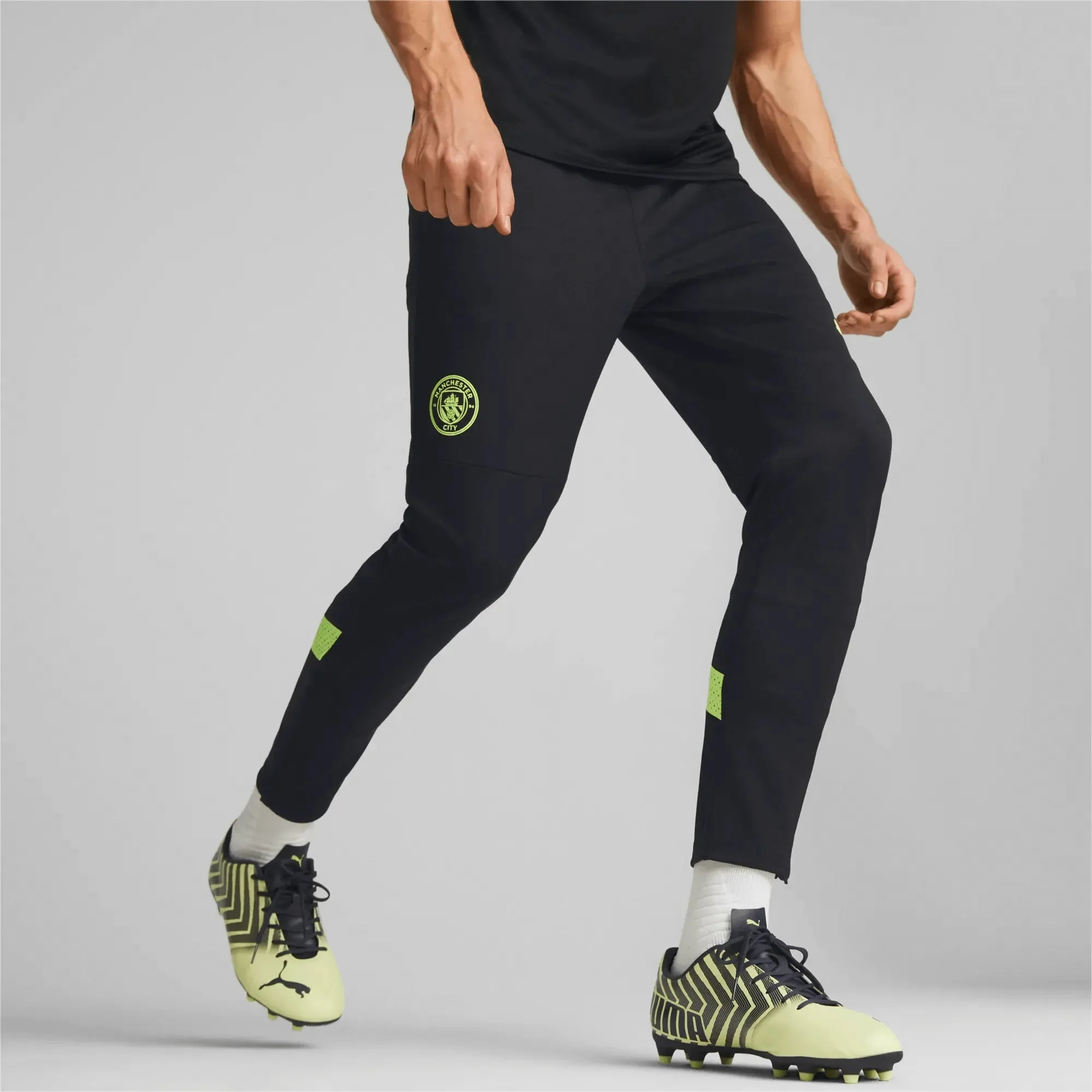 Puma 2022-23 Manchester City Training Pants Black - Image 3