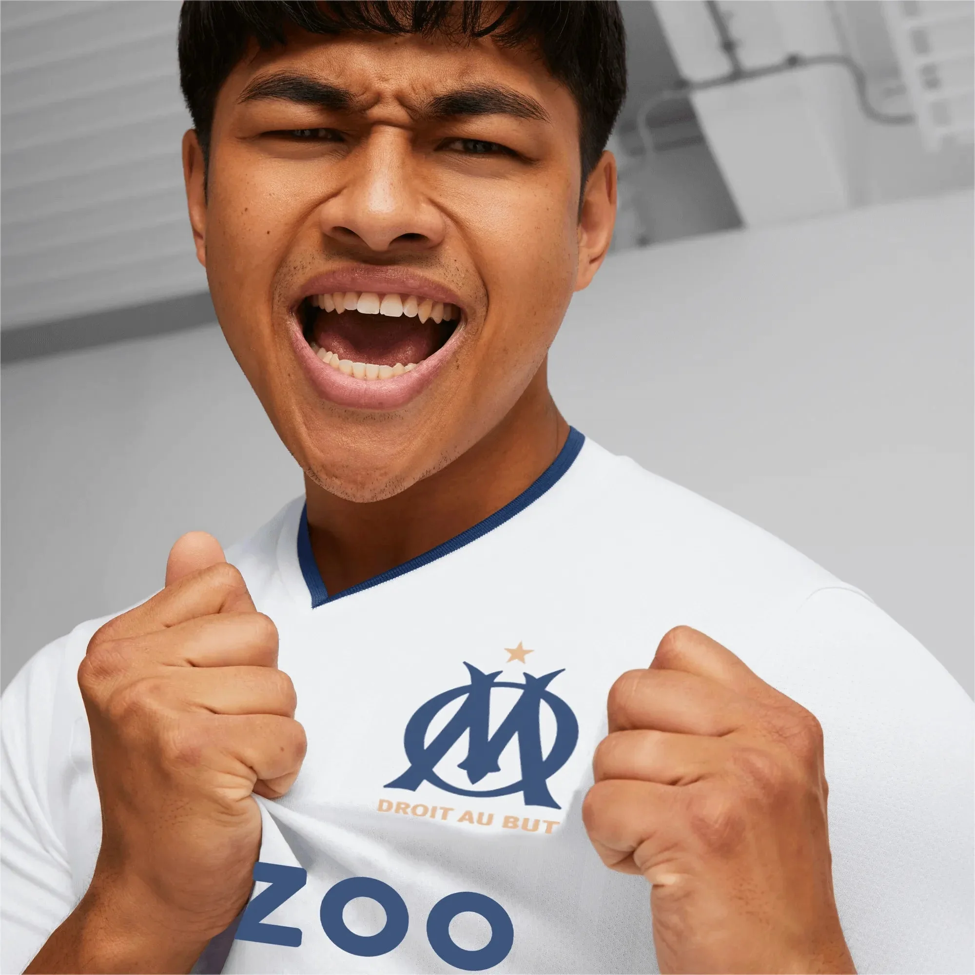 Puma 2022-23 Olympique de Marseille Home Jersey - White - Image 5