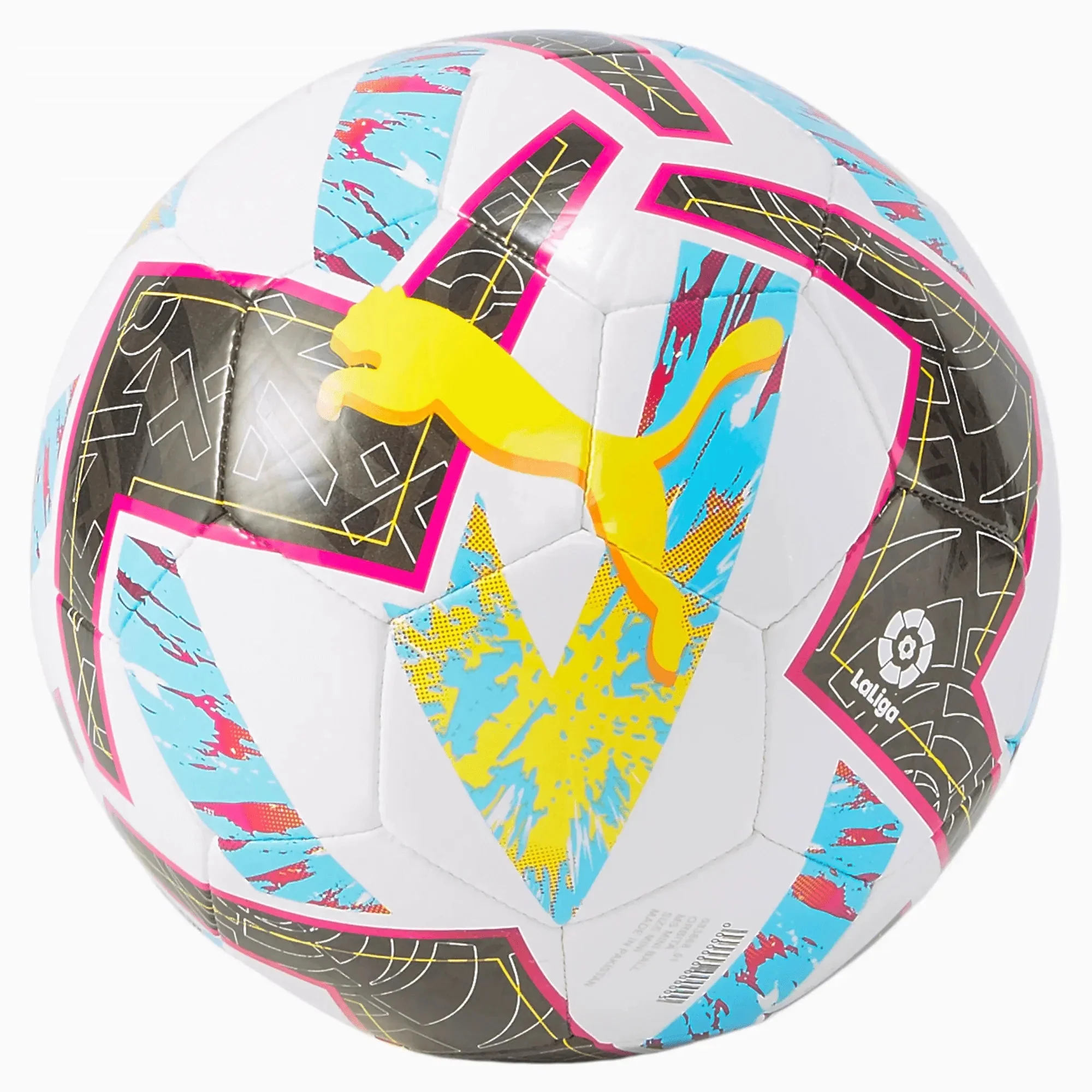 Puma 2022-23 Orbita La Liga 1 MS Mini Ball - White-Blue - Image 2
