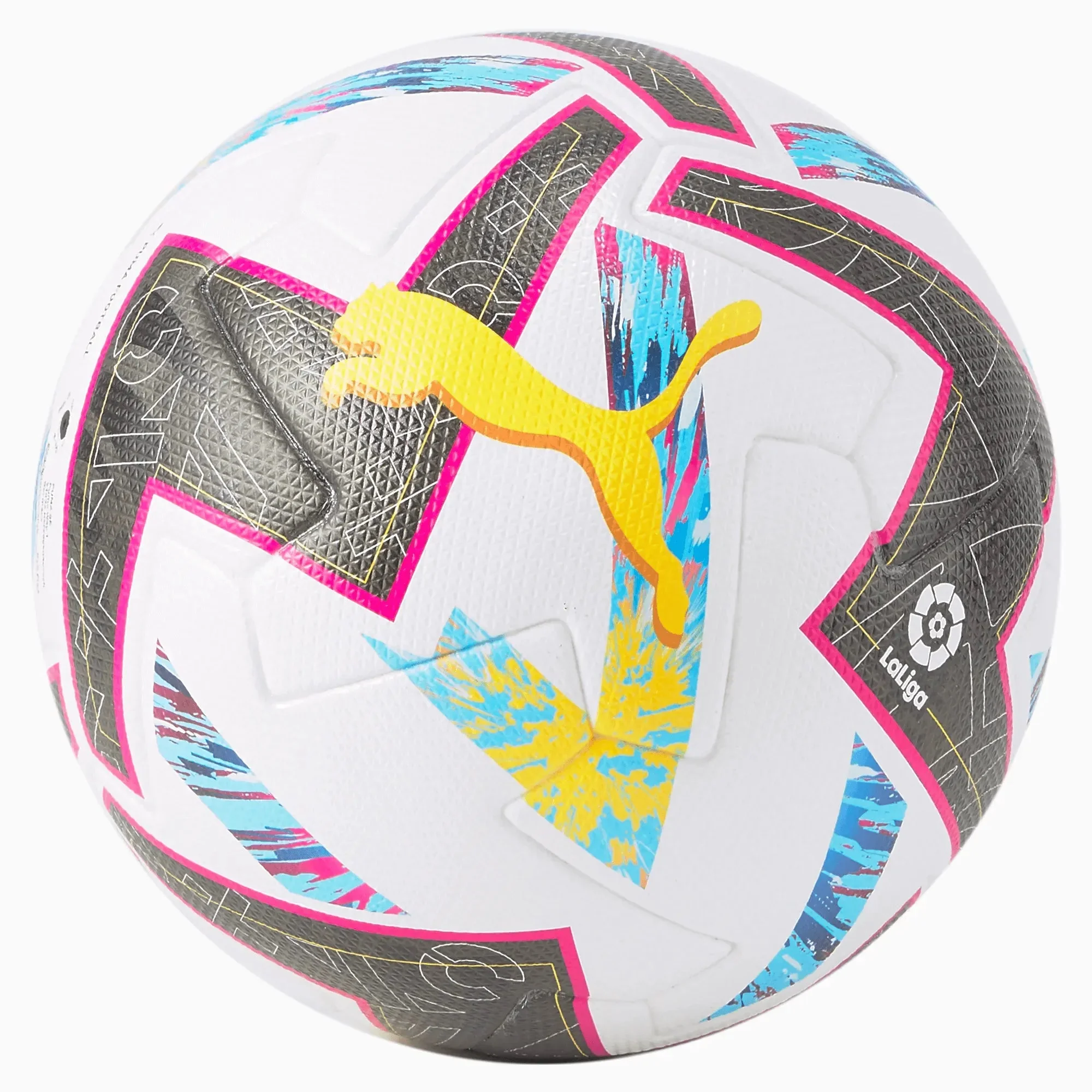 Puma 2022-23 Orbita La Liga FIFA Quality Pro Ball - White-Blue - Image 2