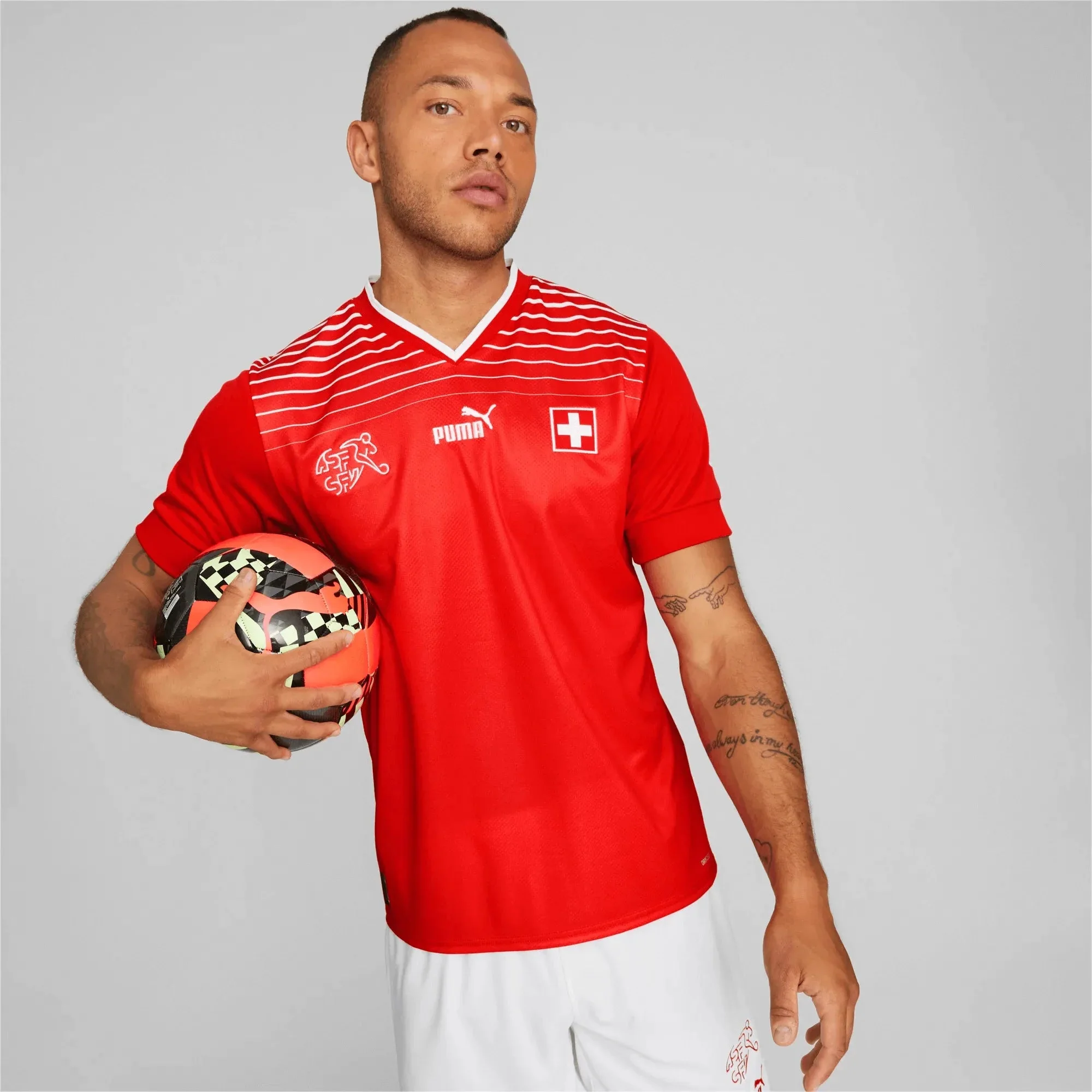 Puma 2022-23 Switzerland Home Jersey - Image 3