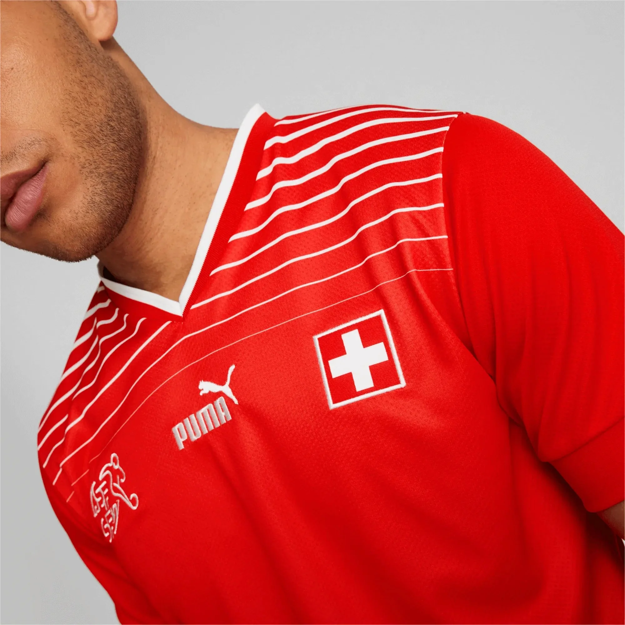Puma 2022-23 Switzerland Home Jersey - Image 5