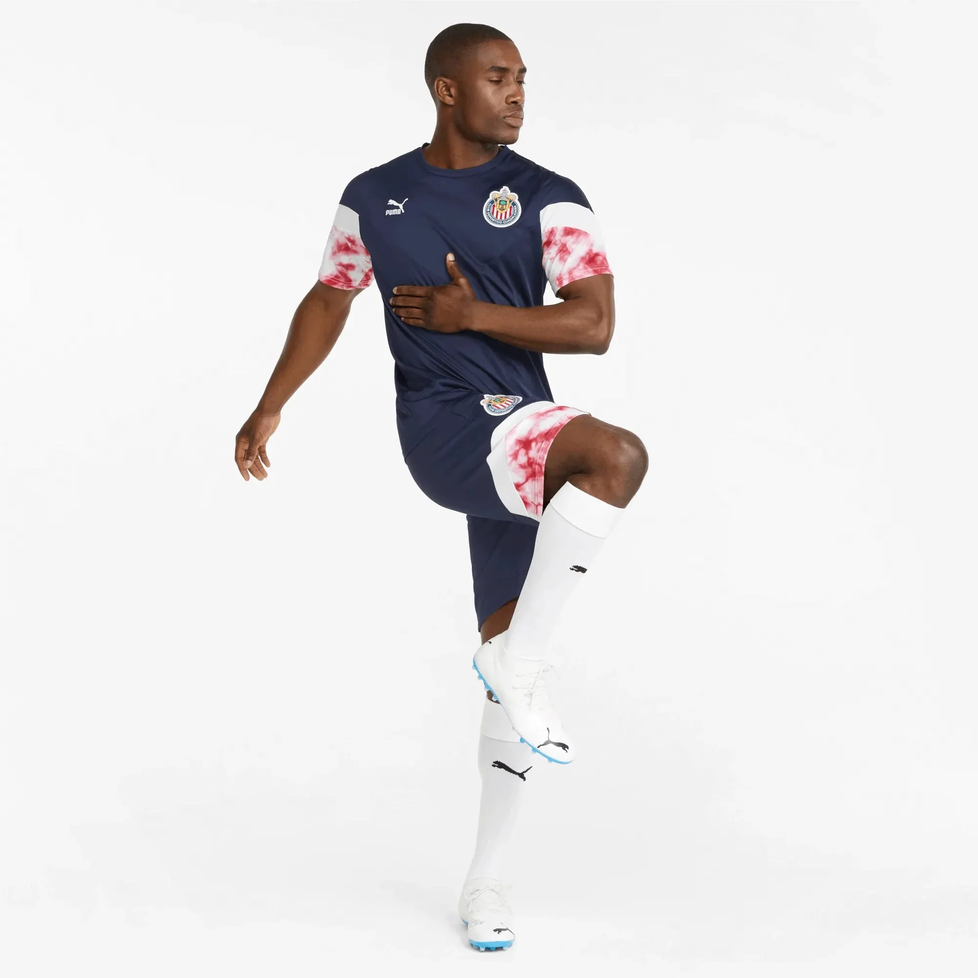 Puma 2022 Chivas Iconic Mesh Shorts - Navy-White-Red - Image 5