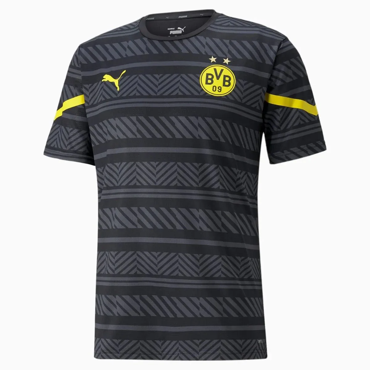 Puma 2022 Dortmund Prematch  Jersey - Black-Cyber Yellow