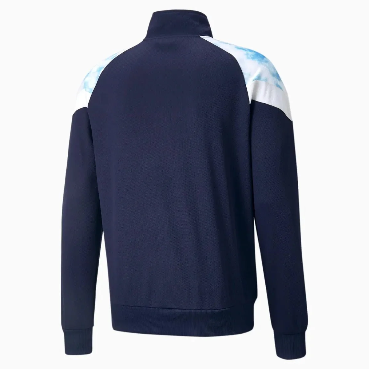 Puma 2022 Manchester City Iconic Track Jacket - Navy-White - Image 2