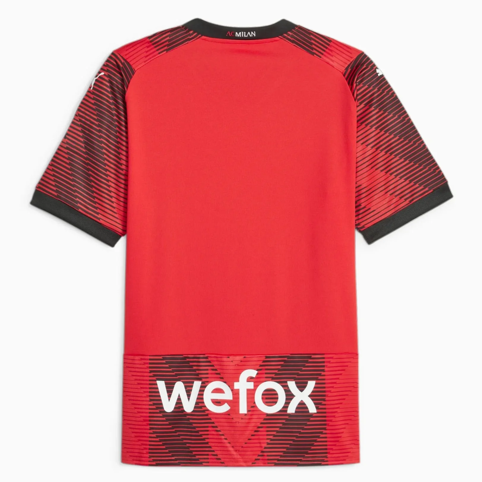 Puma 2023-24 AC Milan Men's Stadium Home Jersey - Image 4