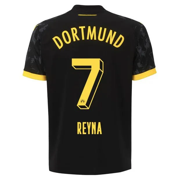 Puma 2023-24 Borussia Dortmund Men's Stadium Away Jersey