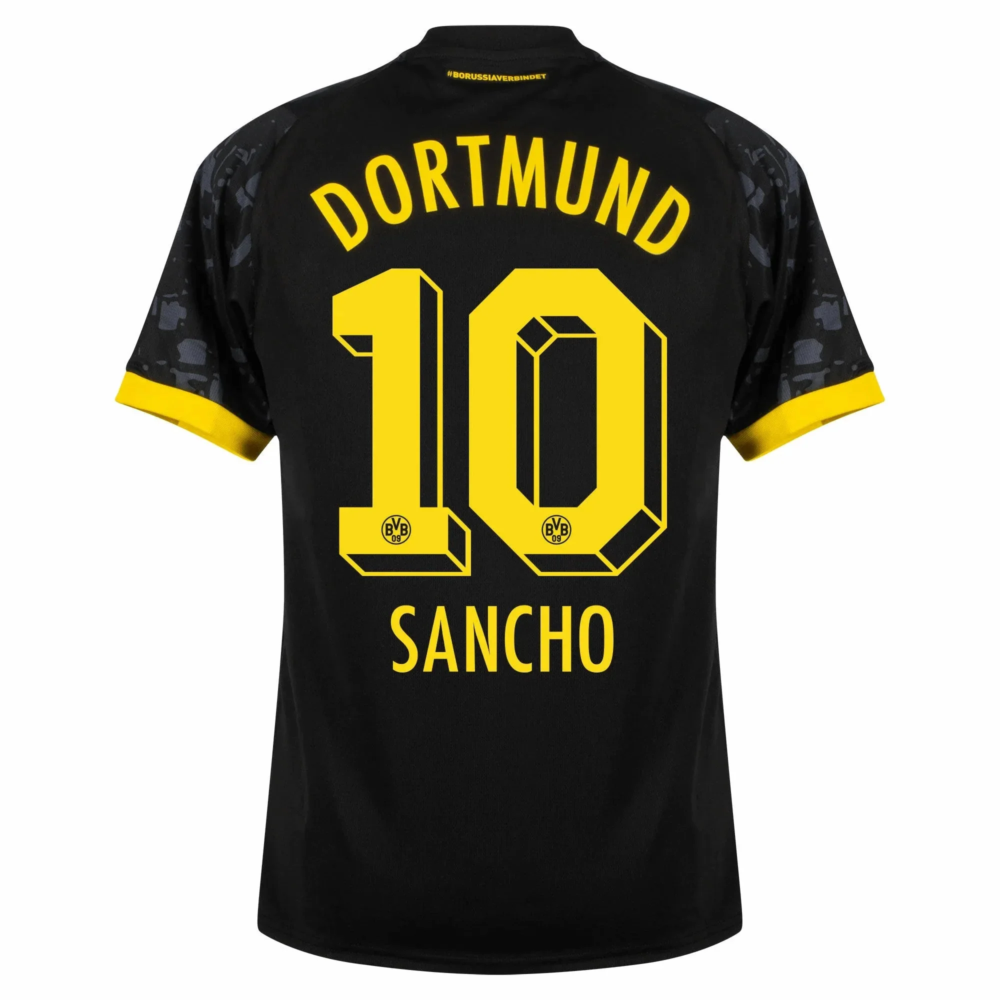 Puma 2023-24 Borussia Dortmund Men's Stadium Away Jersey - Image 3