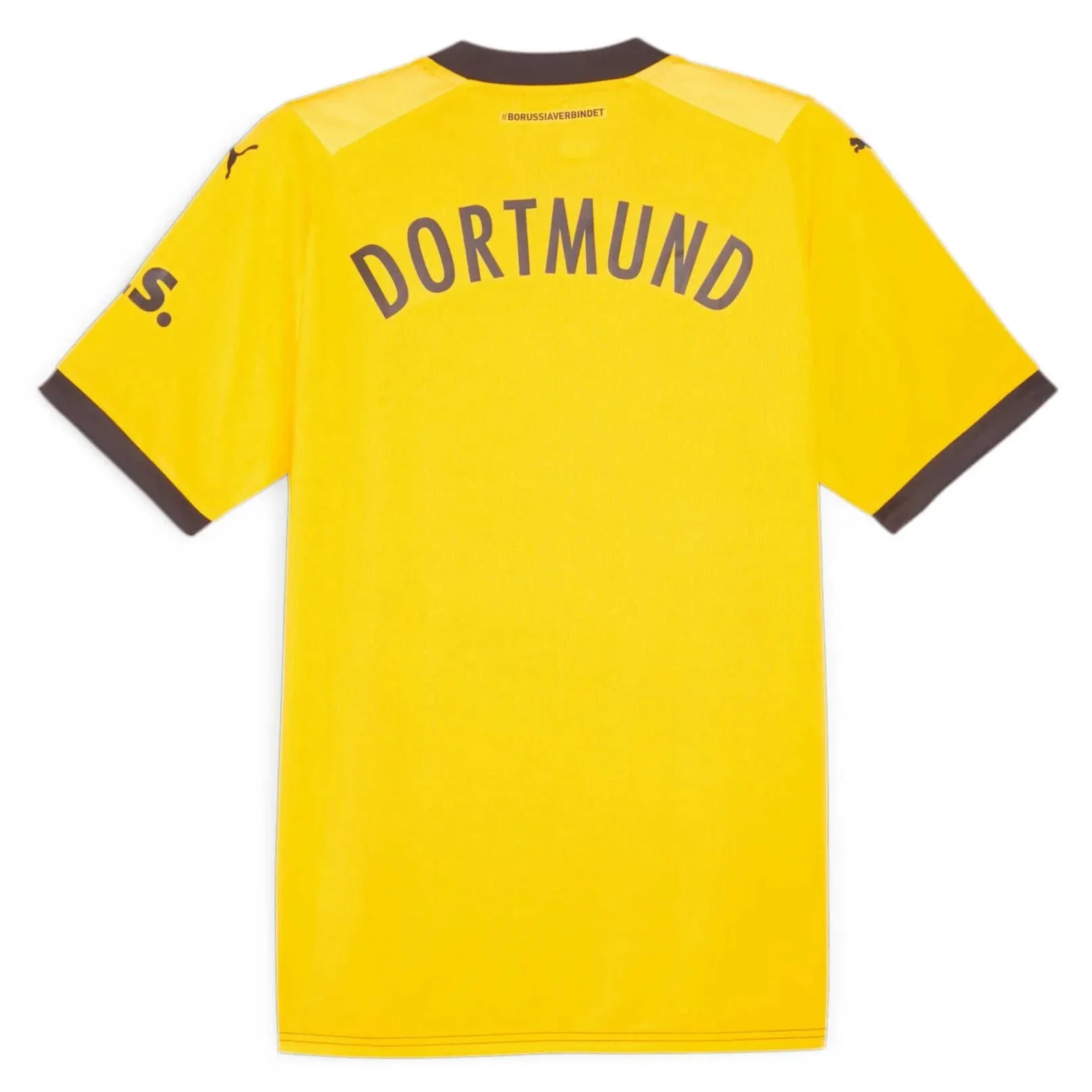 Puma 2023-24 Borussia Dortmund Men's Stadium Home Jersey - Image 4