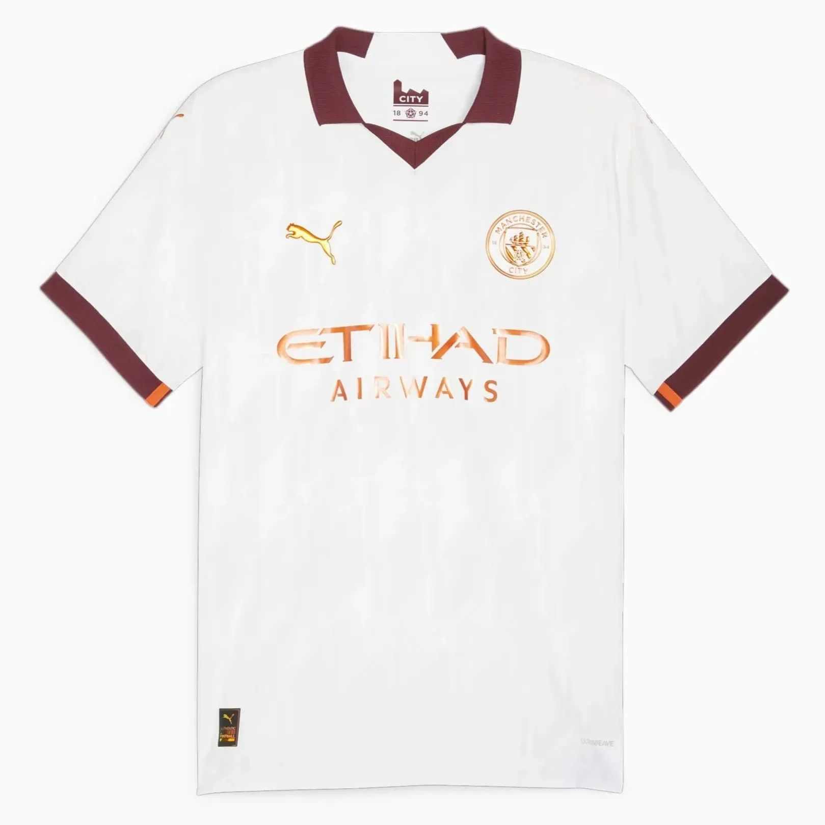 Puma 2023-24 Manchester City Men's Authentic Away Jersey
