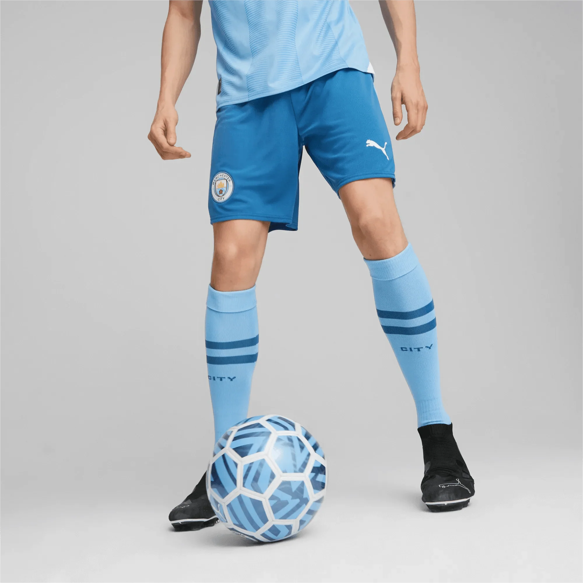 Puma 2023-24 Manchester City Men's Home Shorts - Image 3