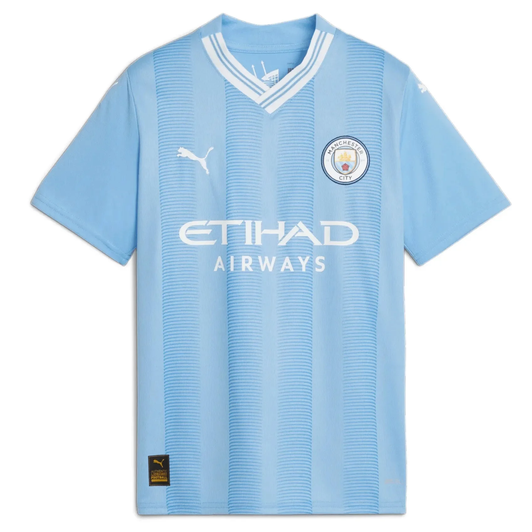 Puma 2023-24 Manchester City Youth Stadium Home Jersey