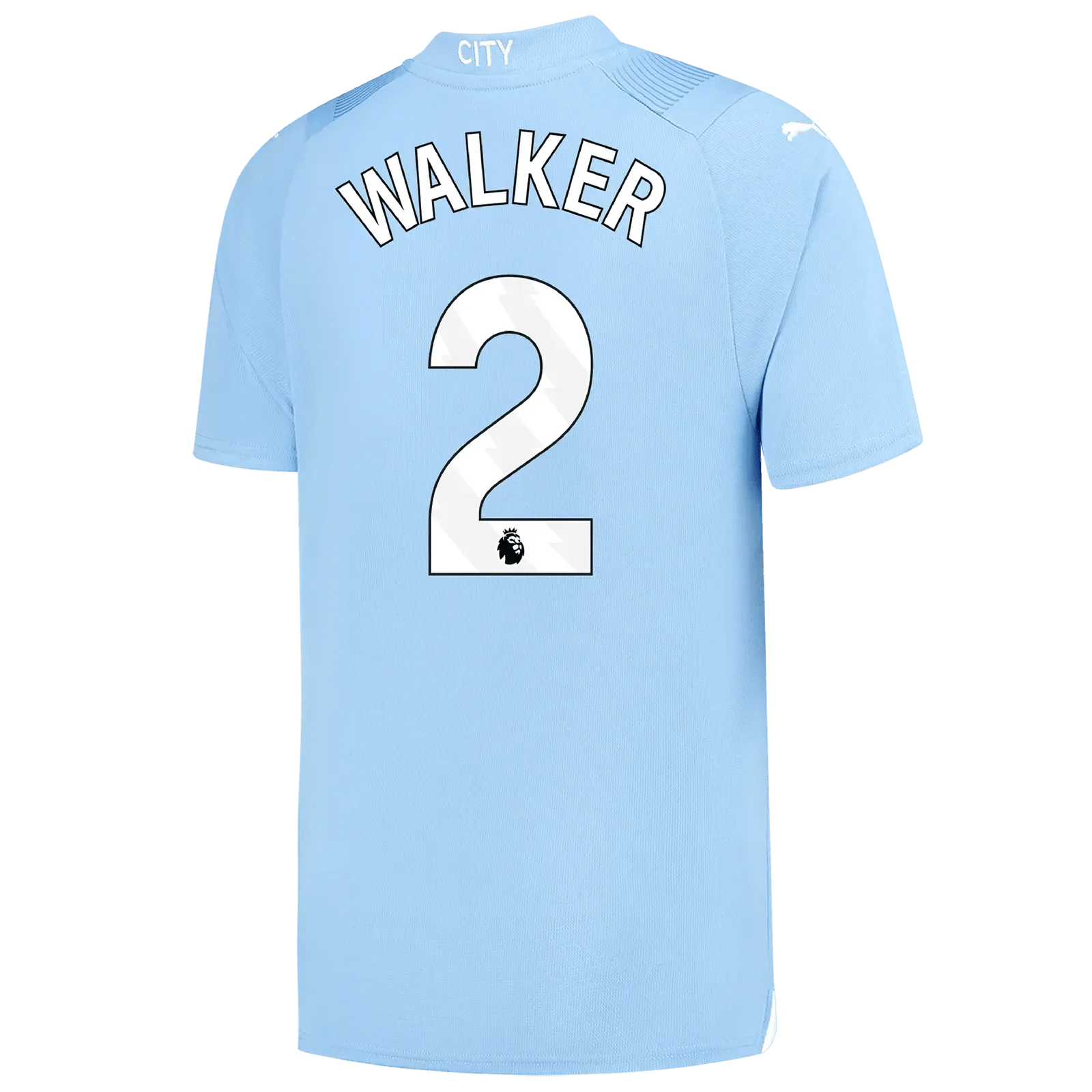 Puma 2023-24 Manchester City Youth Stadium Home Jersey - Image 7