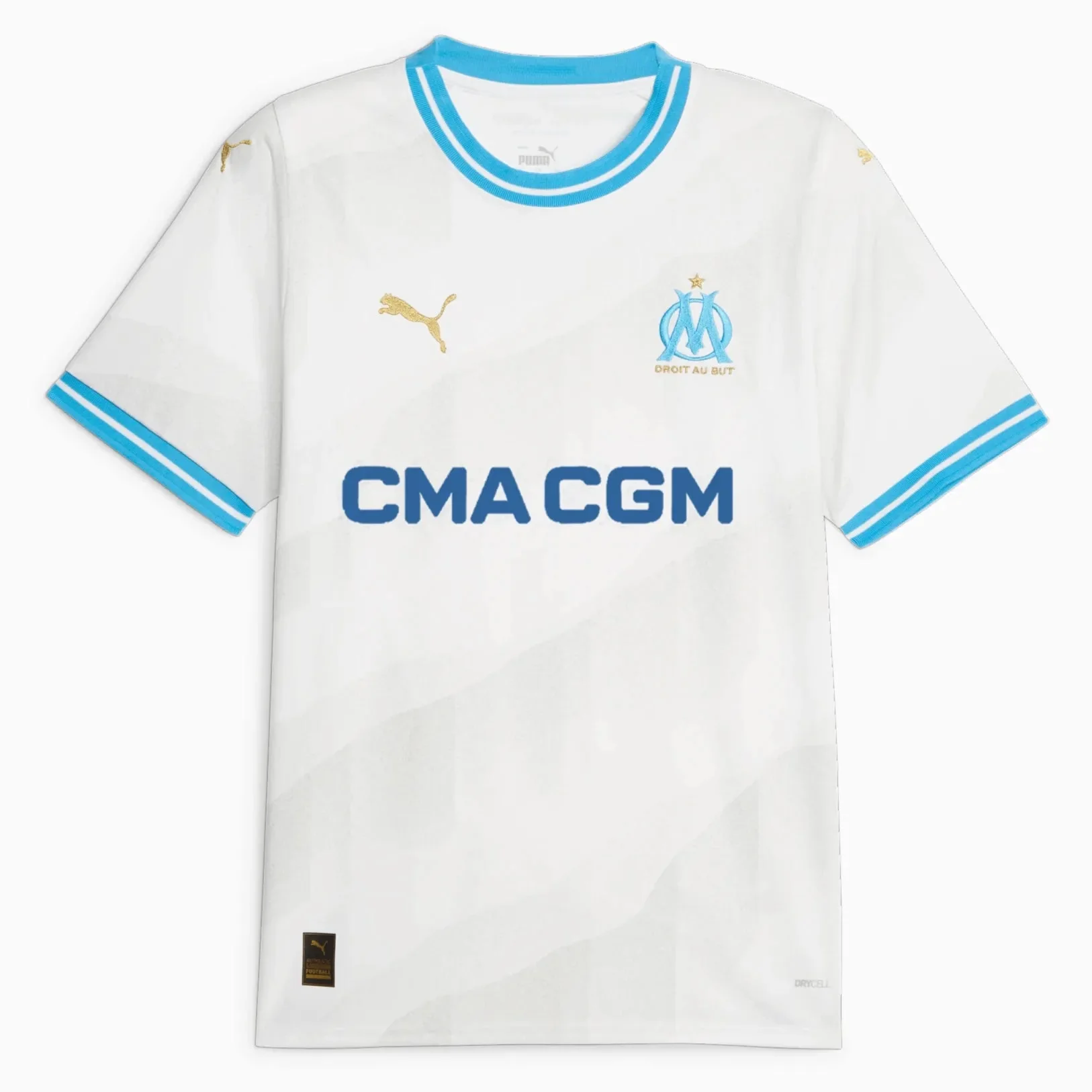 Puma 2023-24 Marseille Men's Stadium Home Jersey