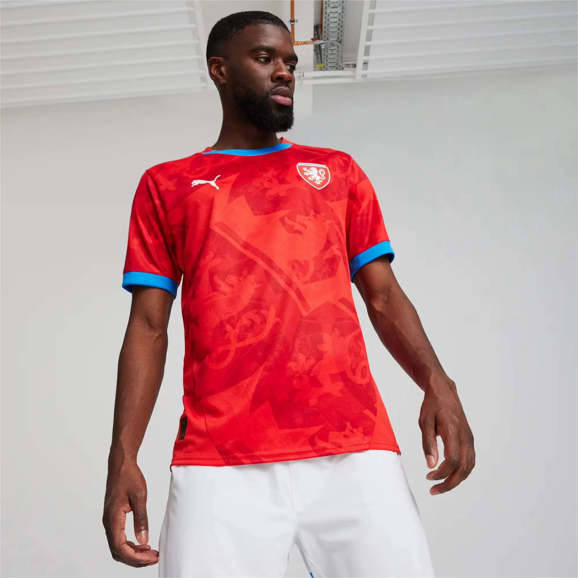 Puma 2024-25 Czech Republic Men's Stadium Home Jersey - Image 2