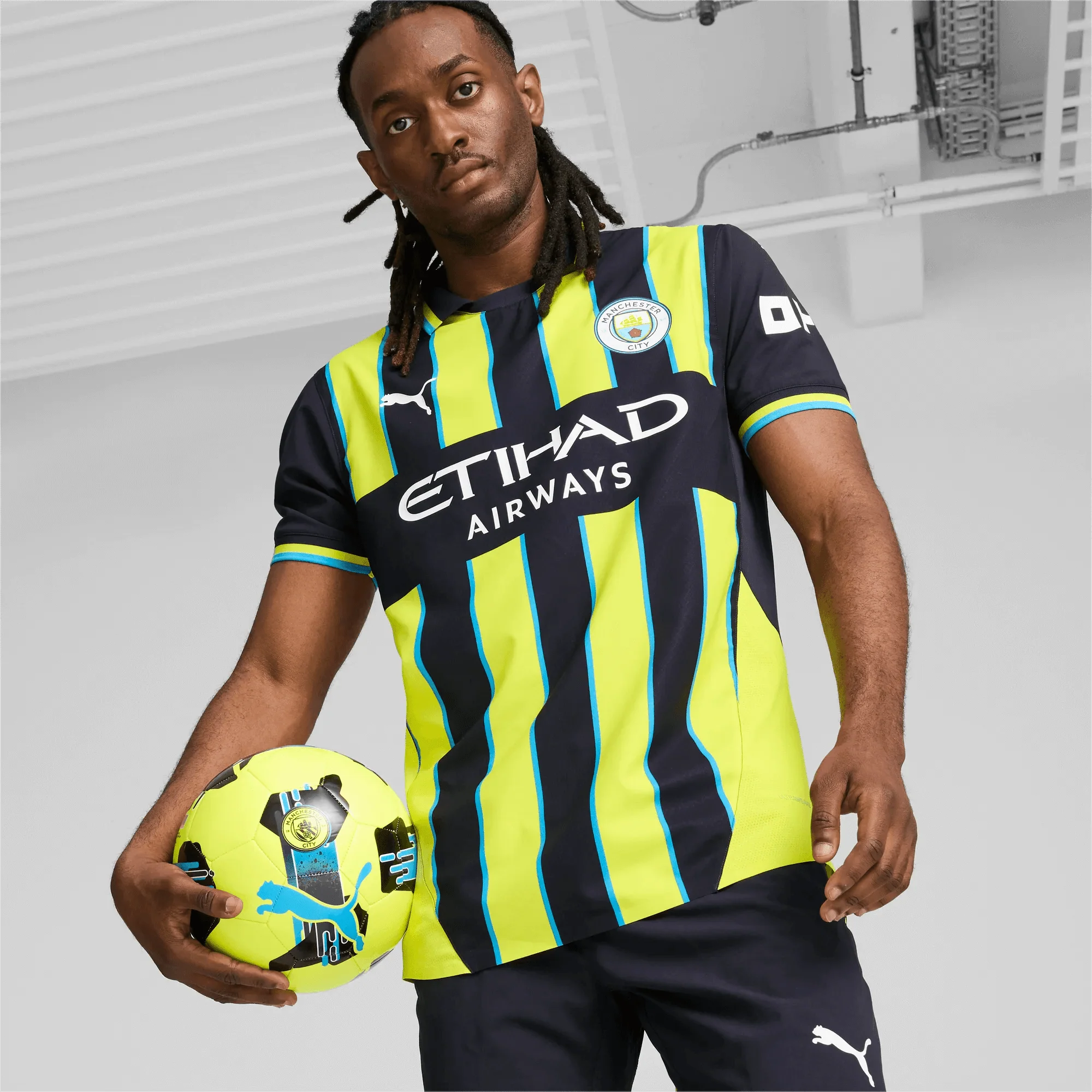 Puma 2024-25 Manchester City Men's Authentic Away Jersey - Image 3