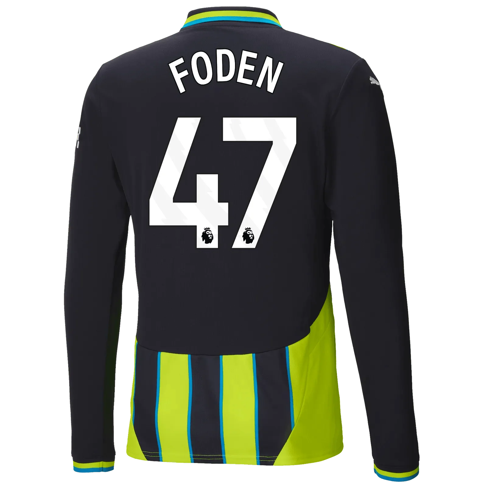 Puma 2024-25 Manchester City Men's Long-Sleeve Stadium Away Jersey - Image 5