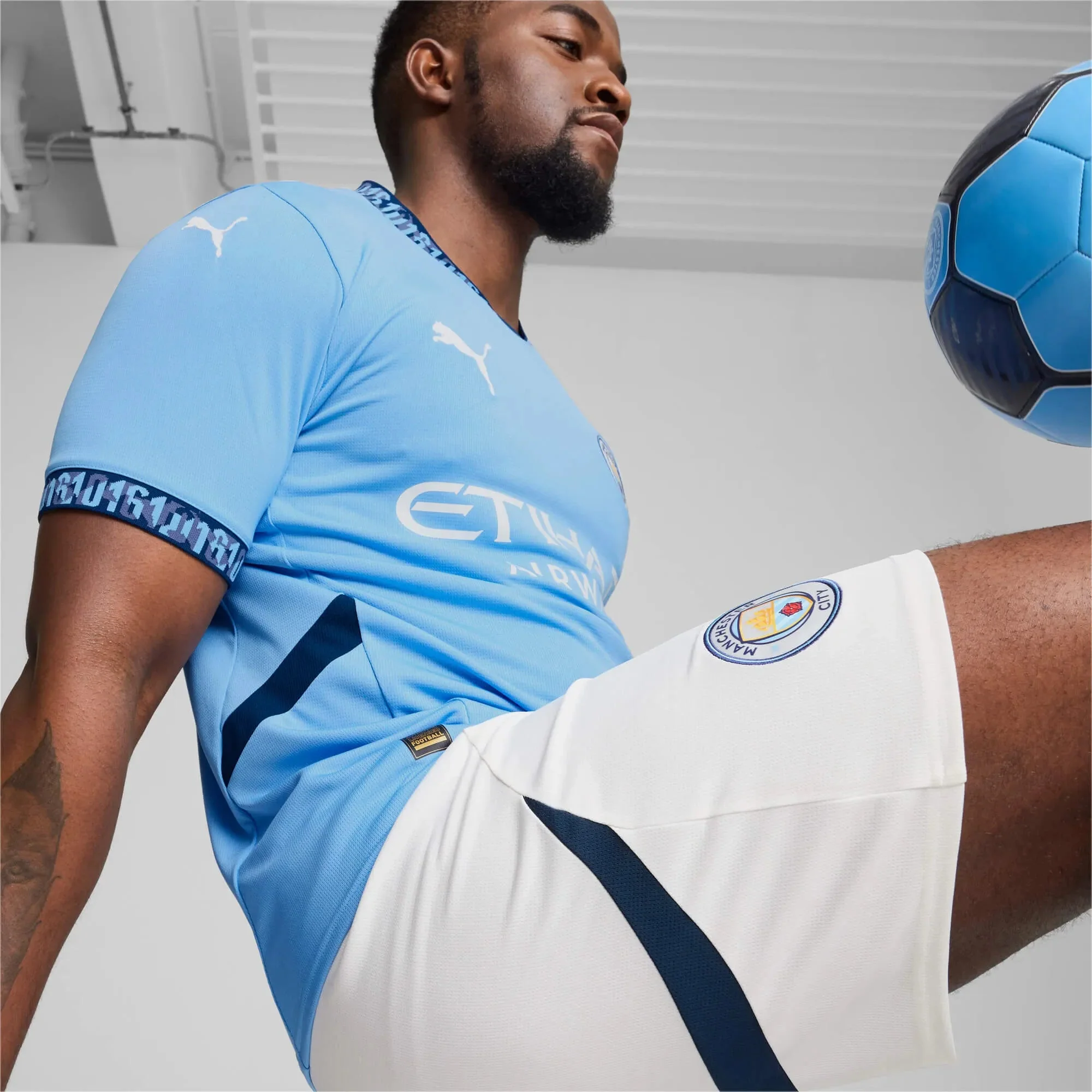 Puma 2024-25 Manchester City Men's Stadium Jersey - Image 8